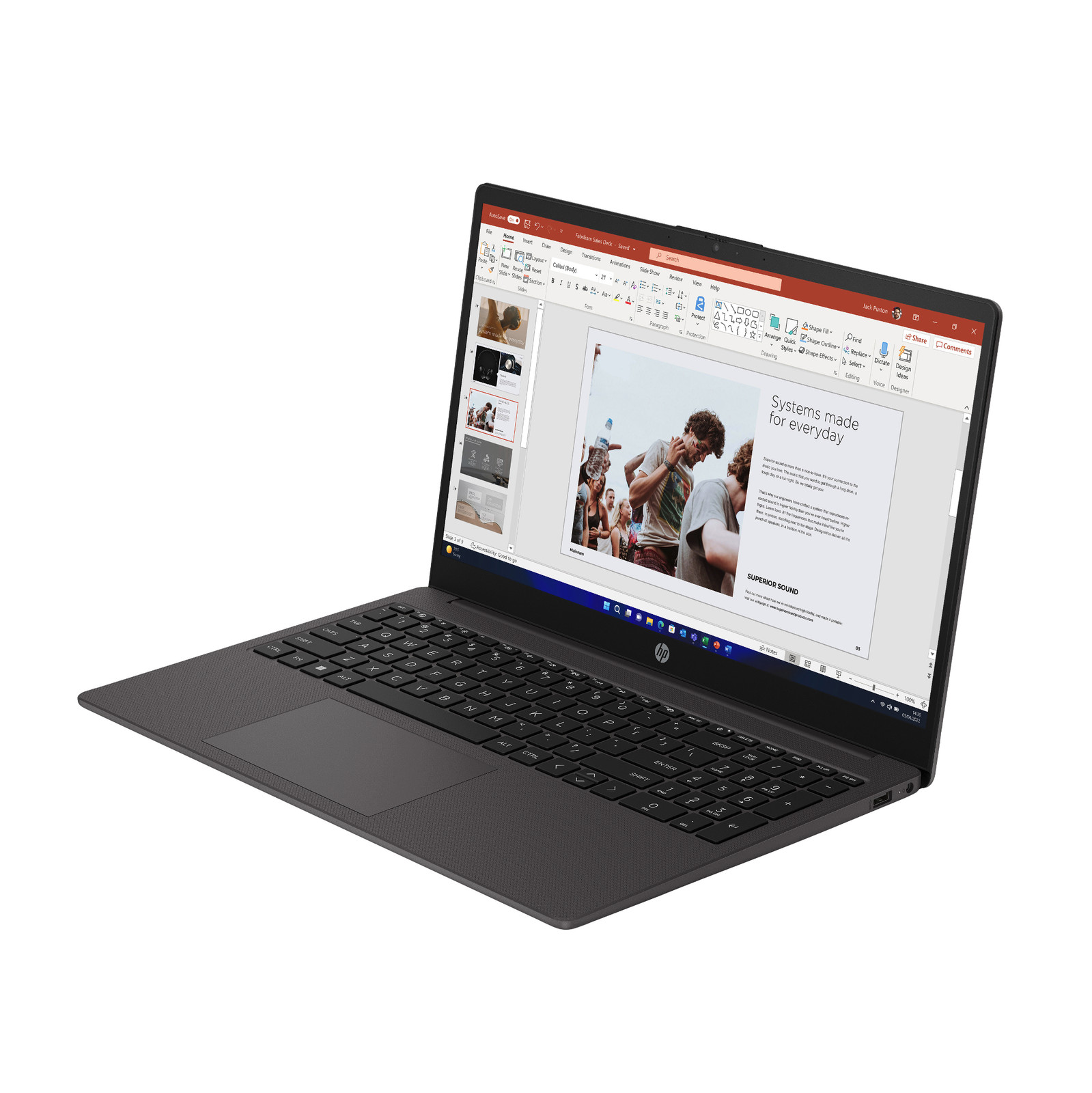 HP 255R 15.6″ 1920×1080 AMD Ryzen 7 7735U 16GB RAM 512GB SSD Windows 11 Pro