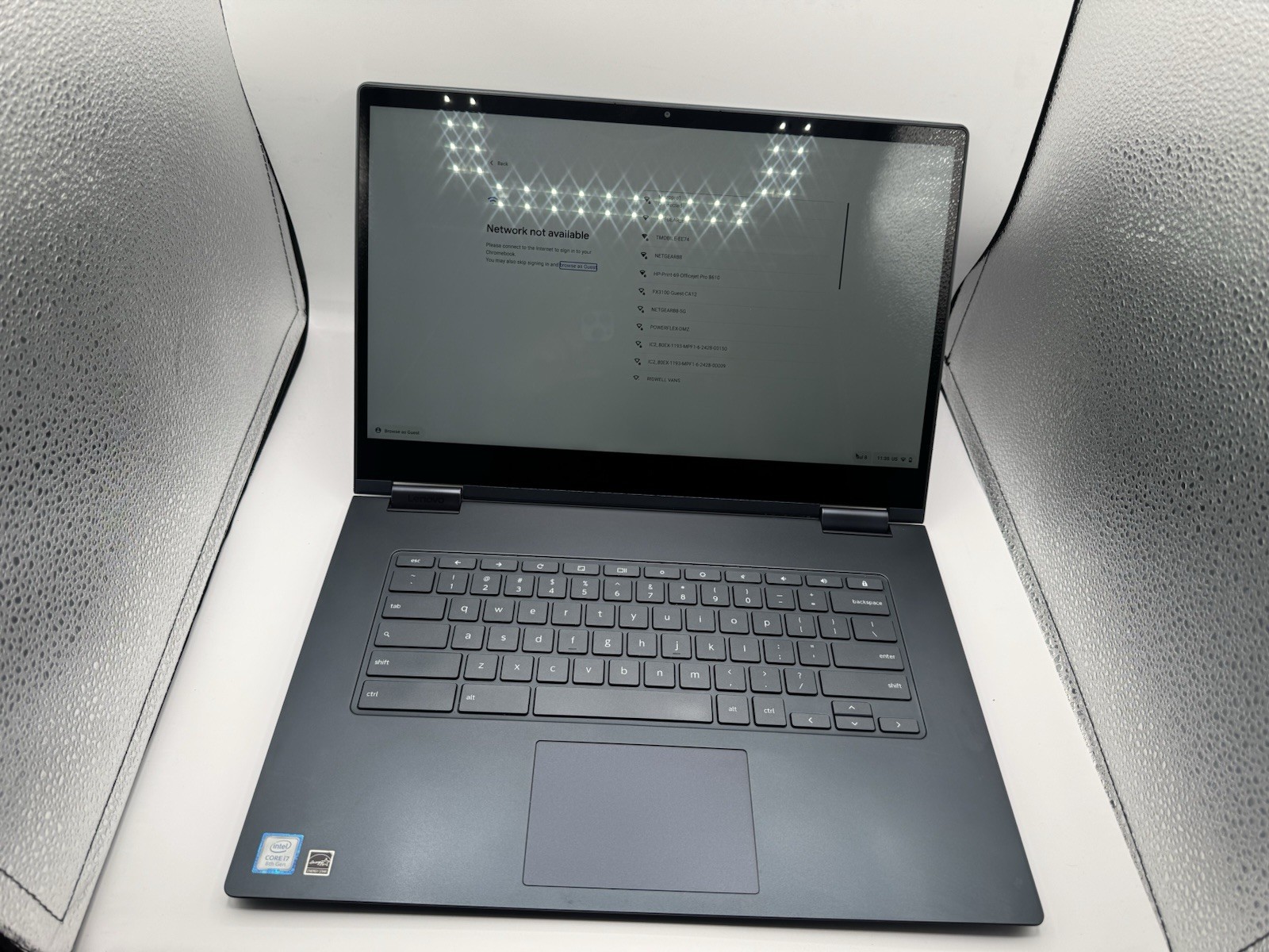 Lenovo N630 Yoga Chromebook Black with Intel Core I7 8th Gen