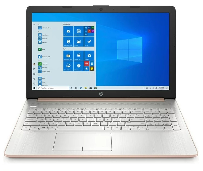 HP NOTEBOOK 15.6″ HD TOUCH G5405U 8GB 256GB SSD Pale Rose Gold PHYSICAL DAMAGE