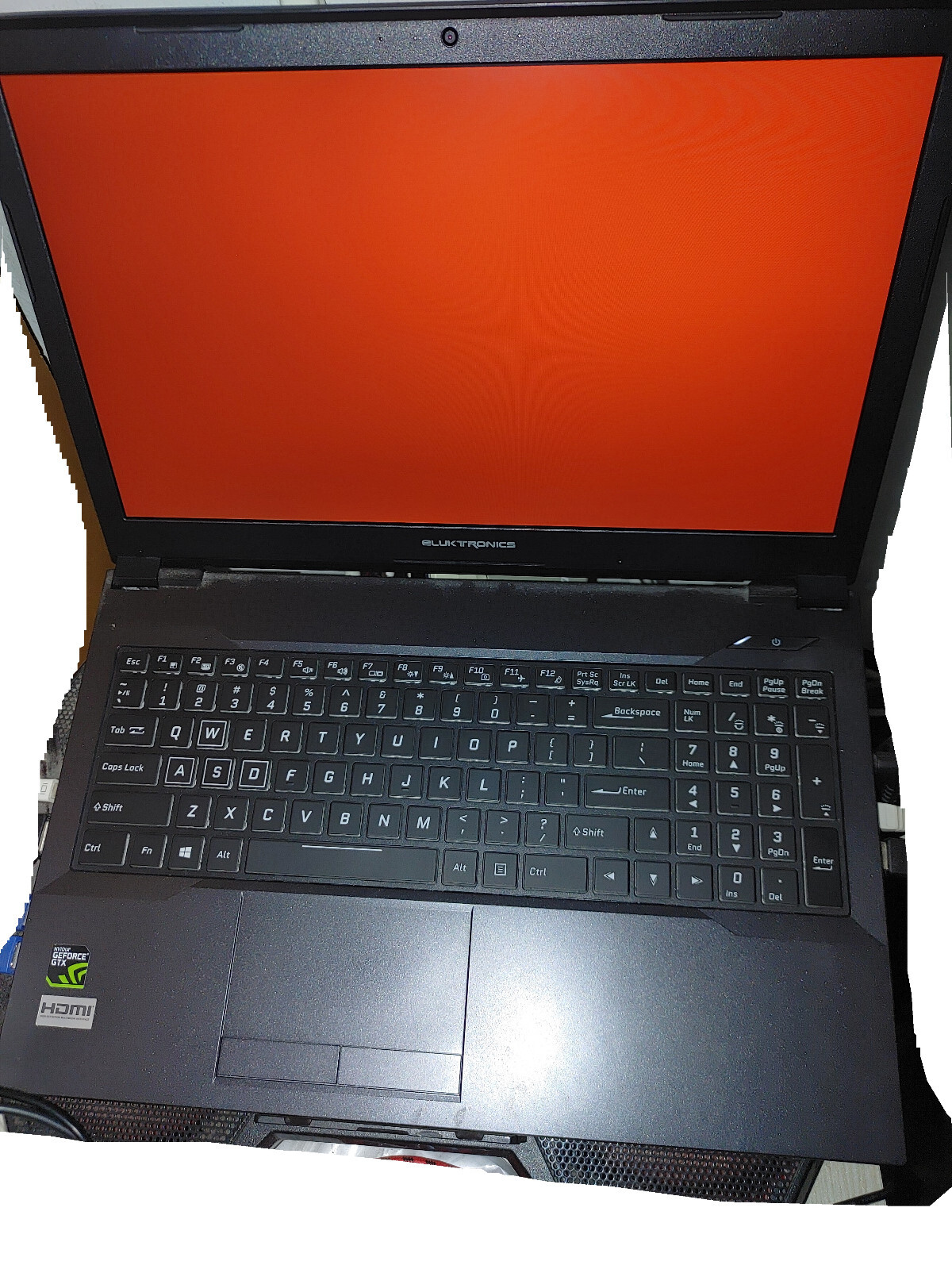 Eluktronics NB50TK1 i7-8700 nvidia 1050 ti 32gb RAM 1TB NVME 15.6 Display rare