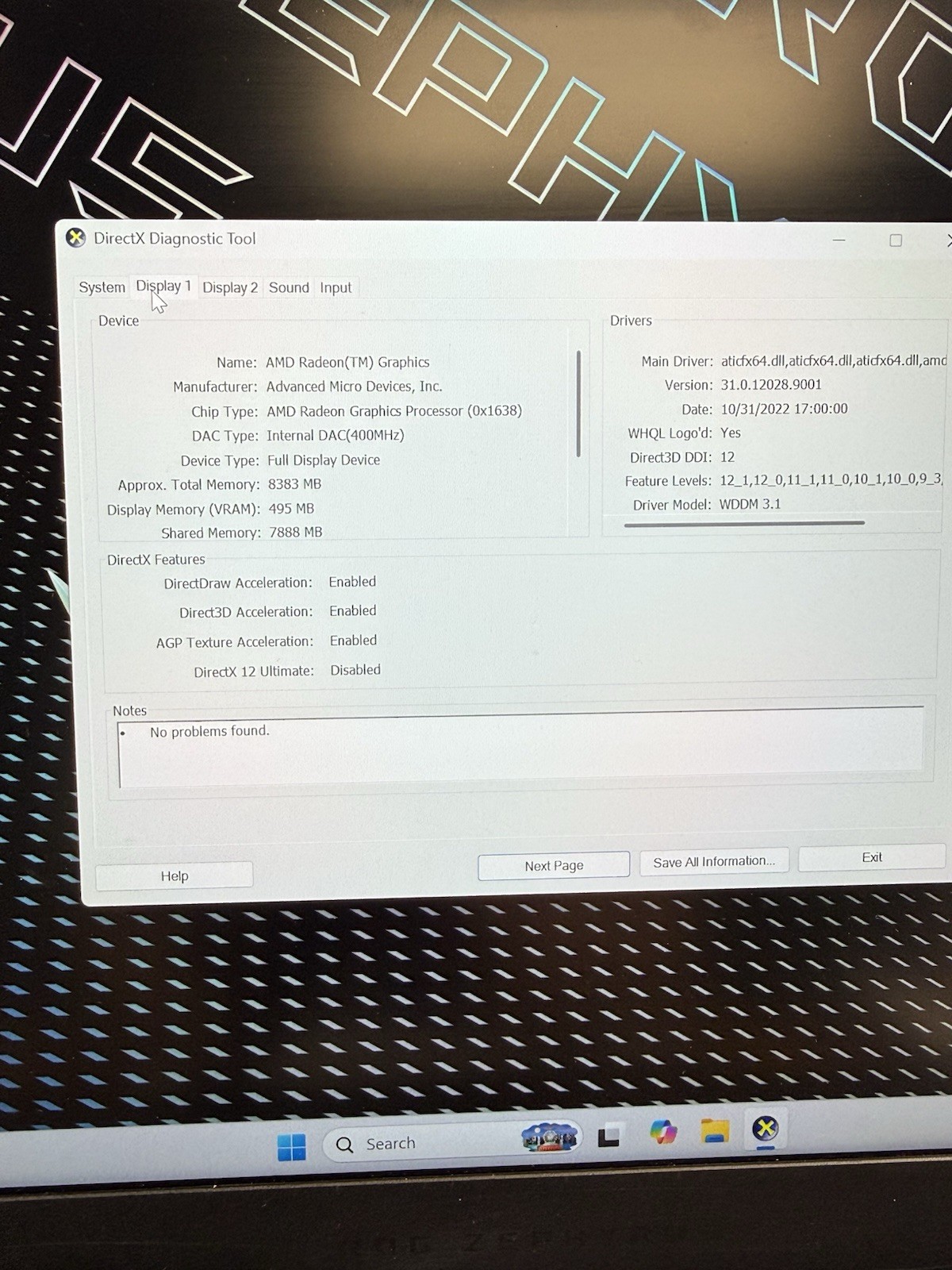 Asus ROG Zephyrus G15 GA503 Ryzen 9 5900HS 16GB RAM 512GB SSD GeForce RTX 3060
