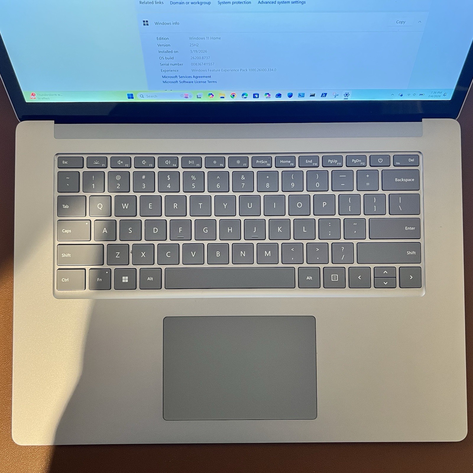 Microsoft Surface Laptop 4 Touchscreen 15″ AMD Ryzen 7 – 8GB RAM 238GB SSD