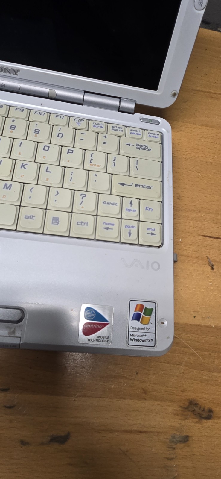 2 Sony VAIO Vintage Laptops PCG-491L PCG-954A Untested For Parts Repair