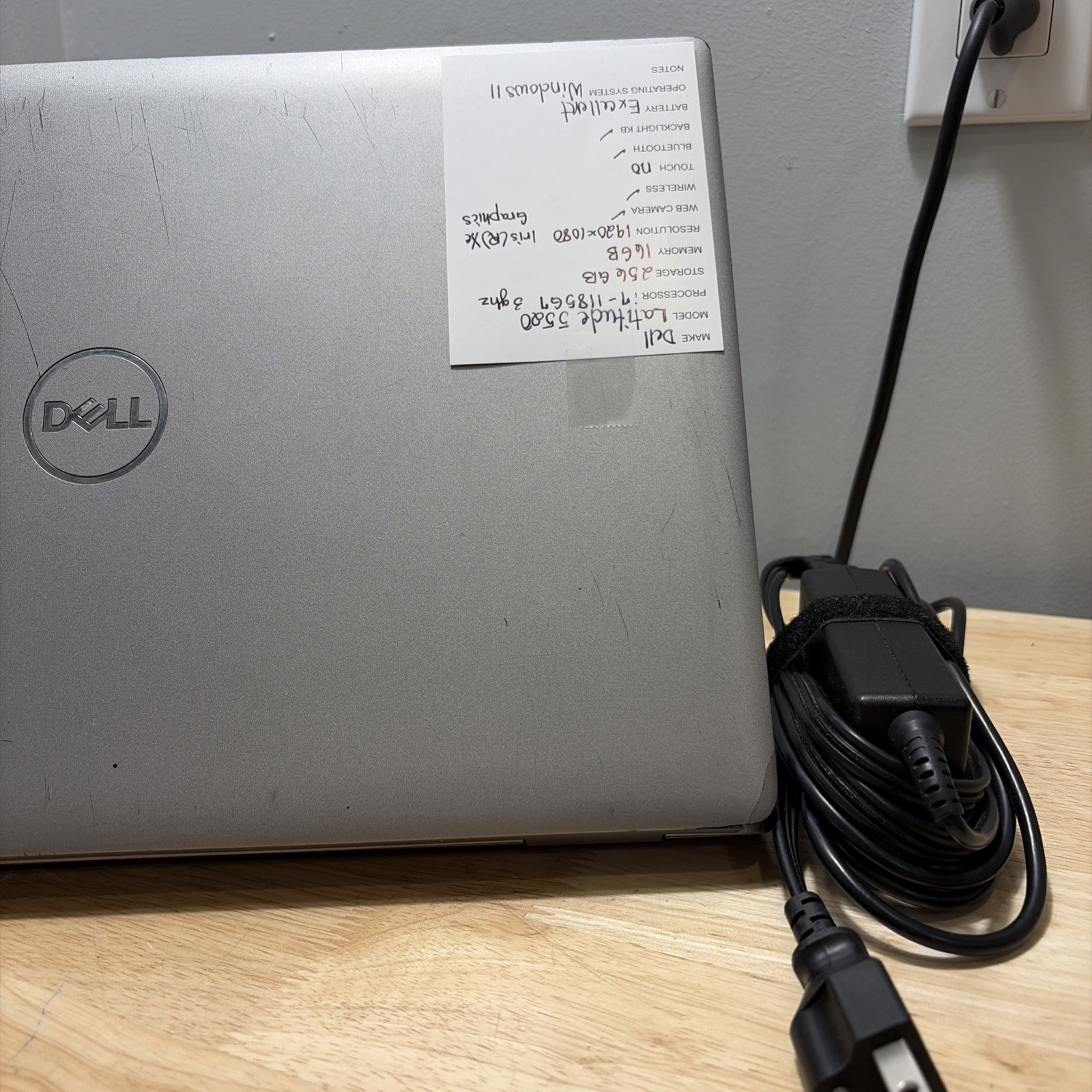 Dell Latitude 5520 Core i5-1135G7 2.40GHz, 16GB, 256GB SSD WebCam, WiFi W11 Cord