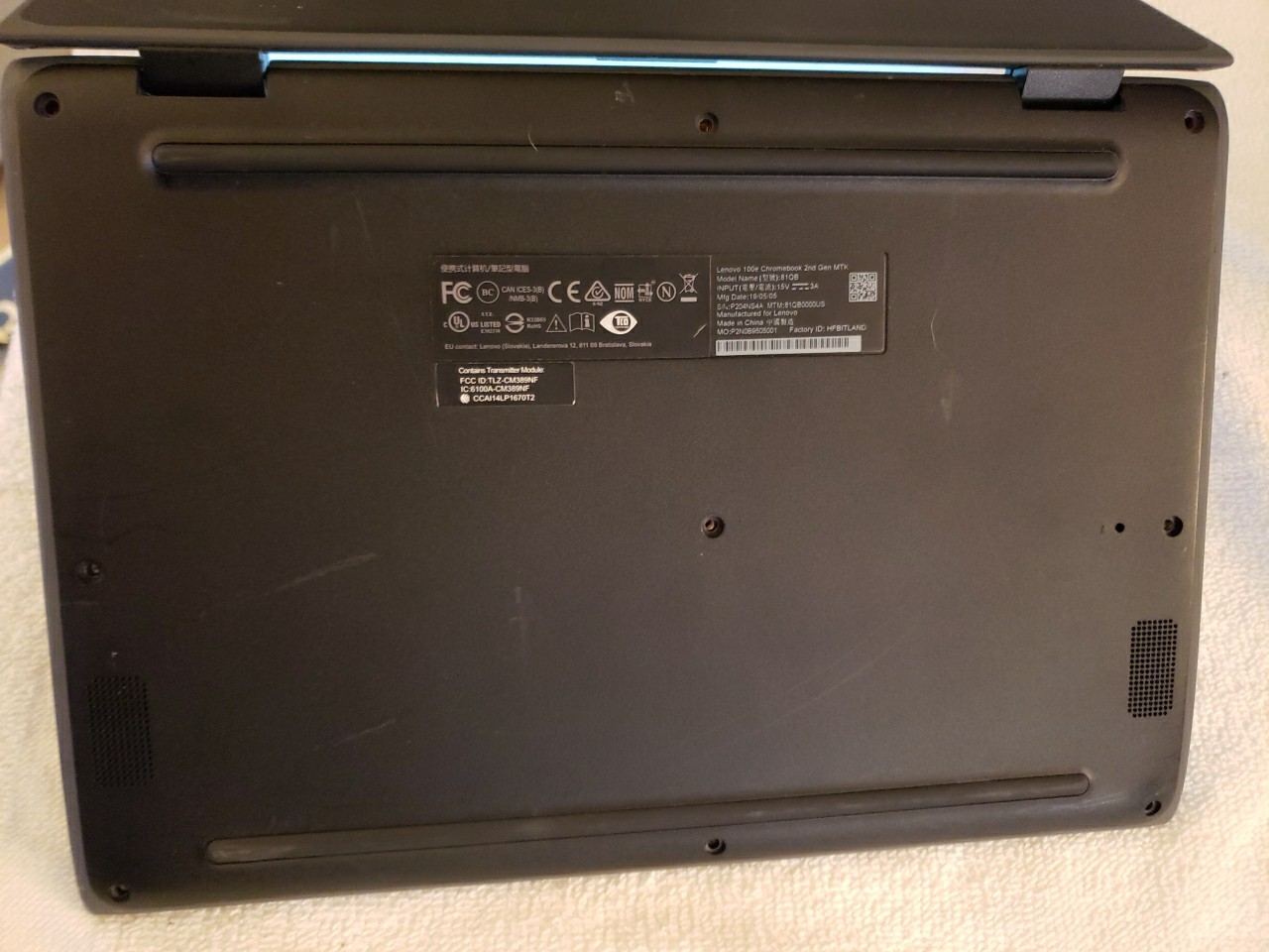 Lenovo 100E 2nd GEN 11.6″ MT8173 4GB RAM 32GB eMMc Chromebook