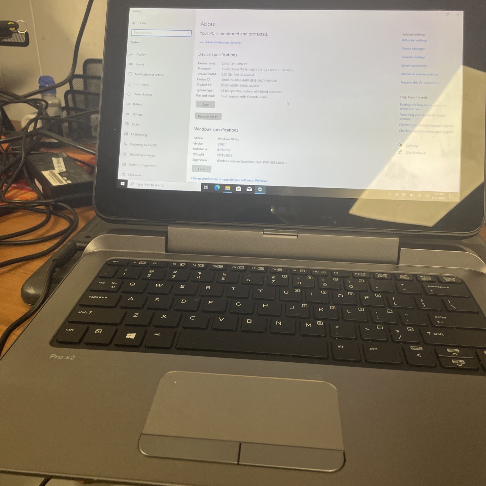 hp pro x2 612 g2 tablet