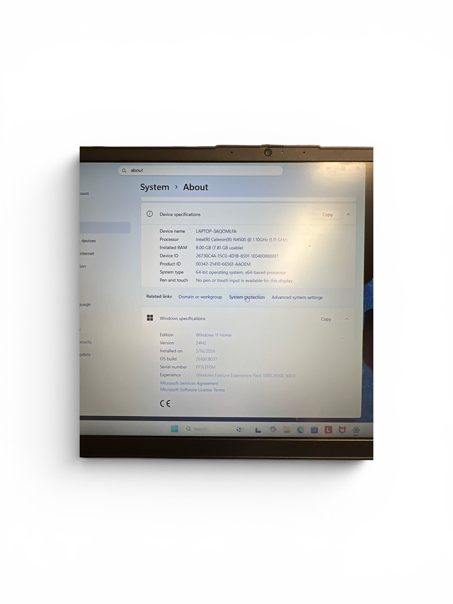 LENOVO V15 G2 15” CELE 1.1GHZ 8GB 128GB WIN 11 (OE) (PSH043857)