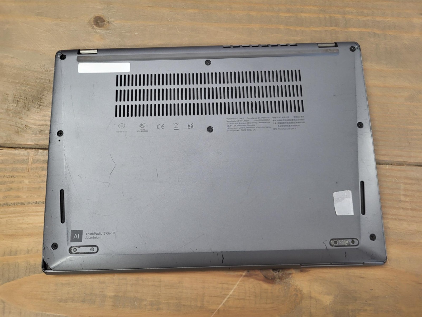 Lenovo ThinkPad L13 3rd Gen 13.3″ i5-1245U 8GB RAM 256GB SSD No OS – D Grade