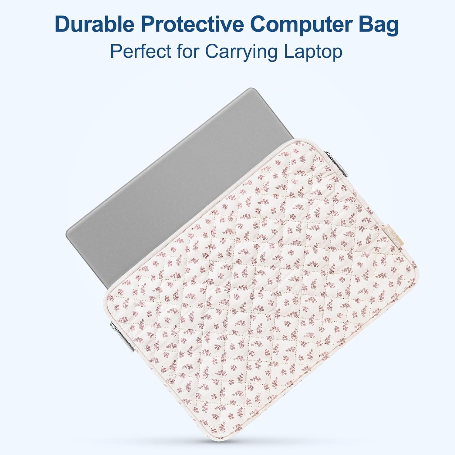 Puffy Laptop Sleeve Bag for 13-14 inch Laptops, Compatible with MacBook Air, Pin
