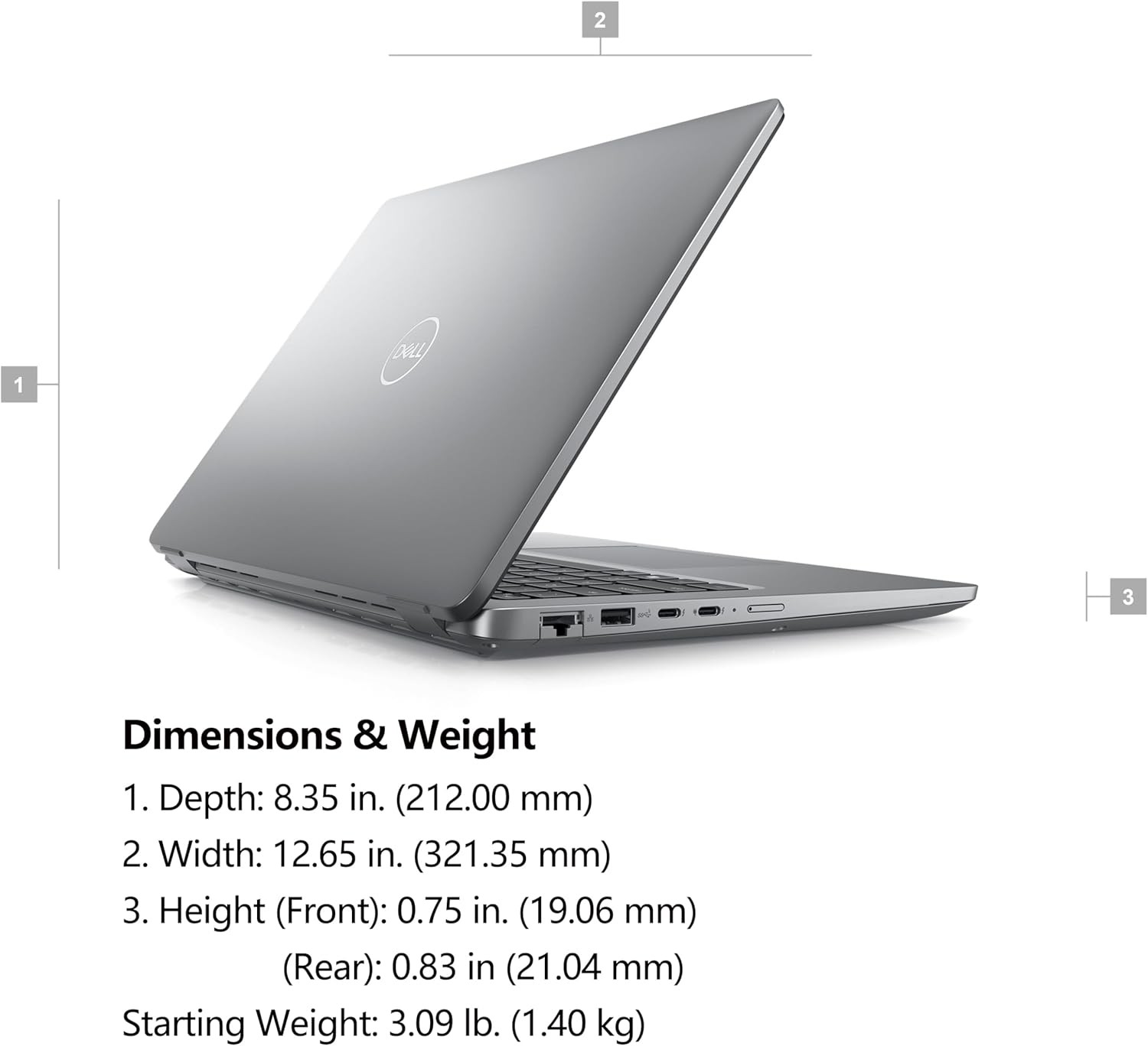 Dell Latitude 5450 14″ FHD Core Ultra 5 135U 32GB 1TB SSD Cam FPR 4G Capable
