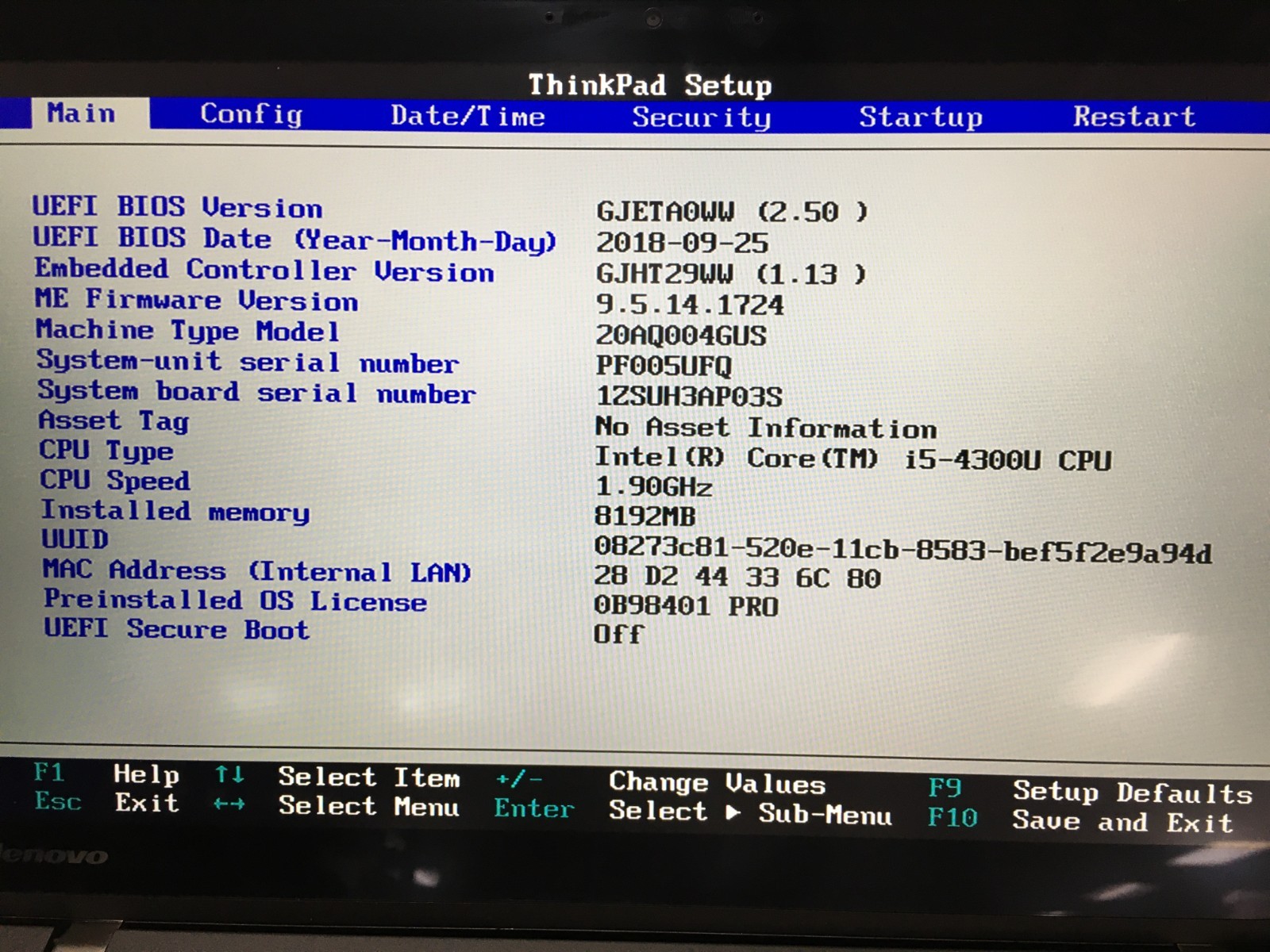 (Lot of 4) Lenovo ThinkPad Mixed Models Intel i5/i7 *AS IS/BTB/READ* C902