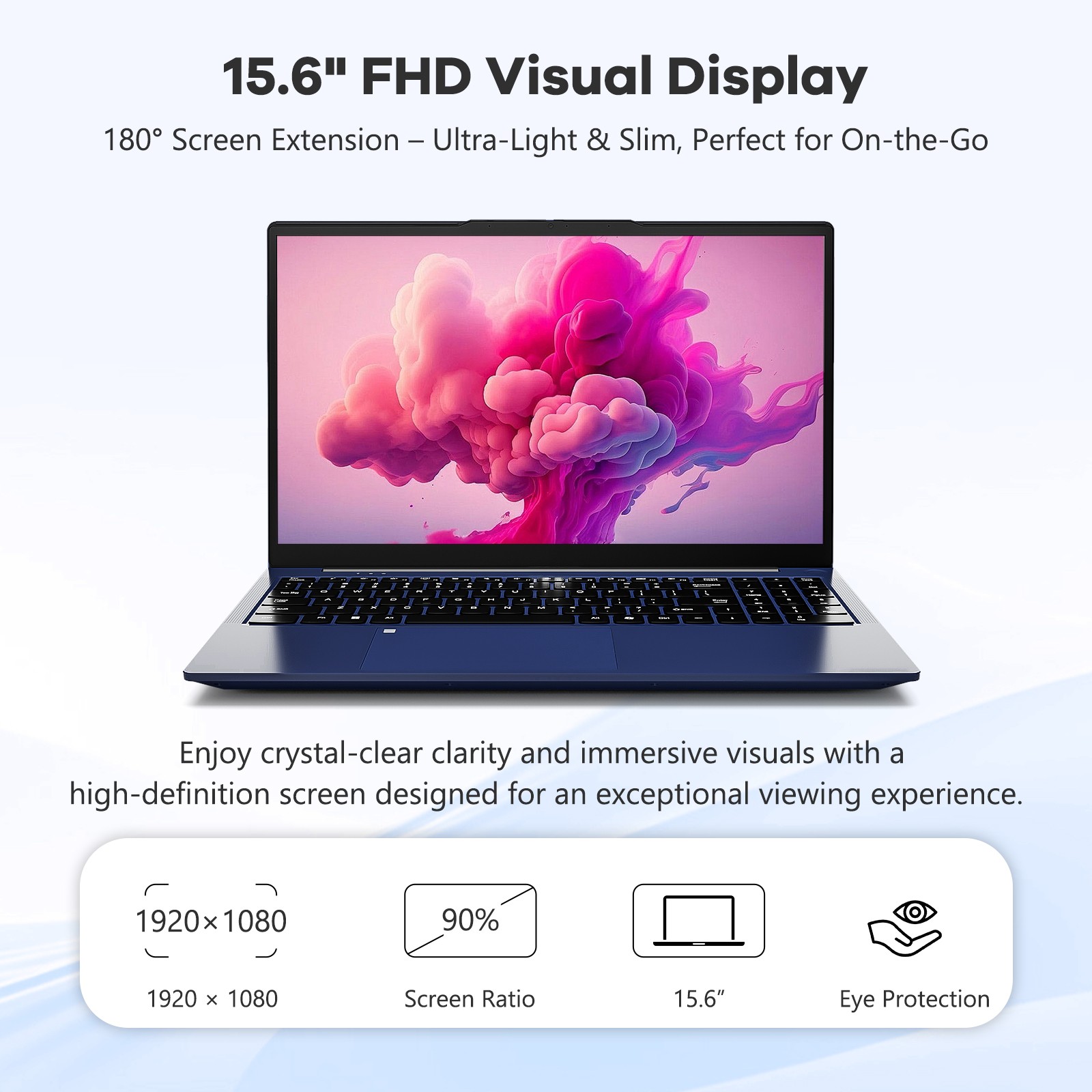 15.6 Laptop Full HD Laptop AMD Ryzen 5 (Beat i3-1215U), 16/32GB RAM Windows 11