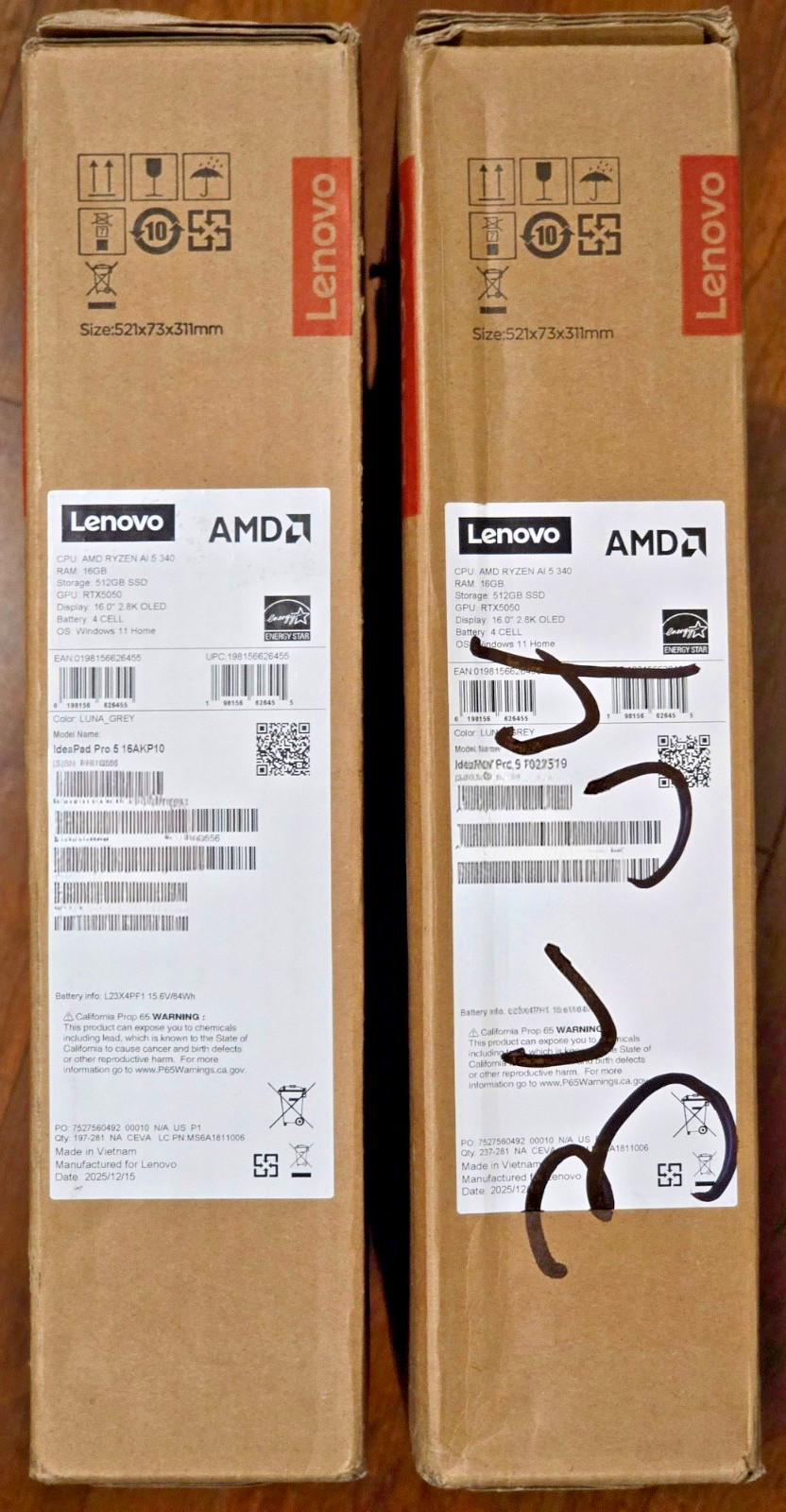 NEW Lenovo IdeaPad Pro 5 Laptop 16″ 2.8K OLED Ryzen AI 5 340 16GB 512GB RTX 5050
