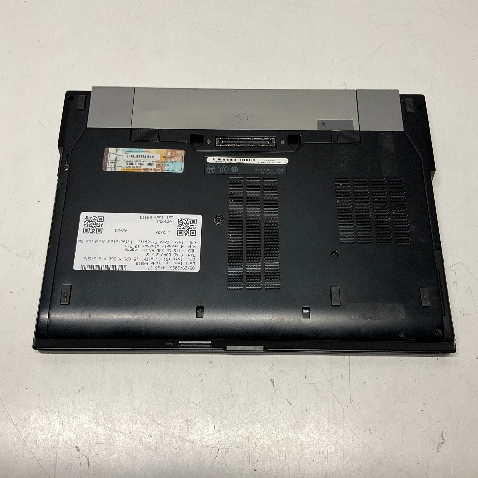 Dell Latitude E6410 Laptop Intel Core i5 M 560 2.67GHz 8GB RAM 120GB SSD READ