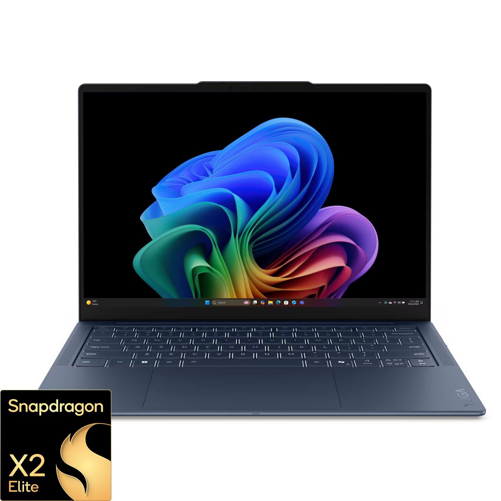 Lenovo – Yoga Slim 7x 14″ 2K OLED Touchscreen Laptop – Snapdragon X2 Elite X2…