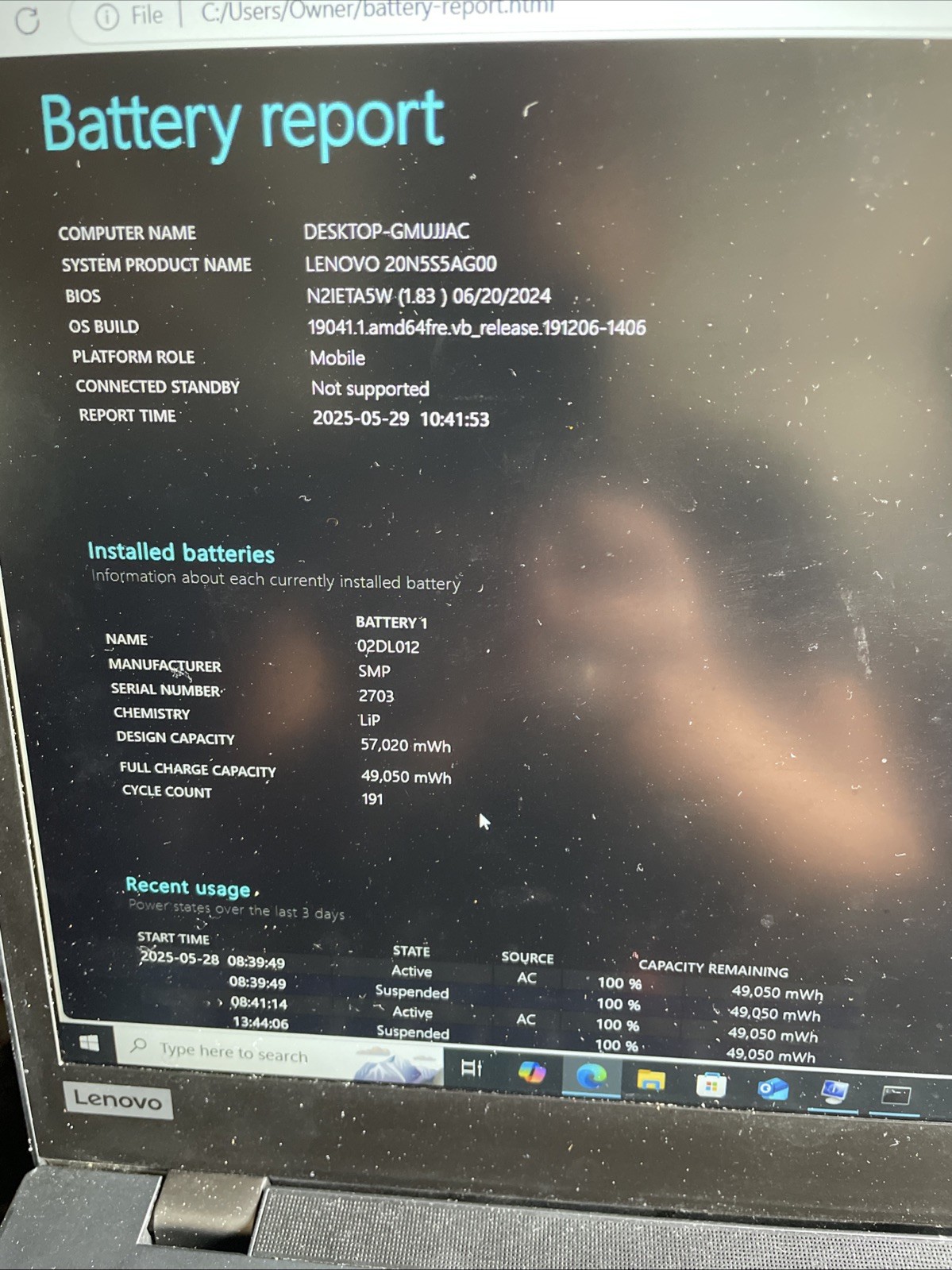 Lenovo ThinkPad T590 i5-8365U 1.6GHz 16GB 512GB Windows 10 Laptop *READ*