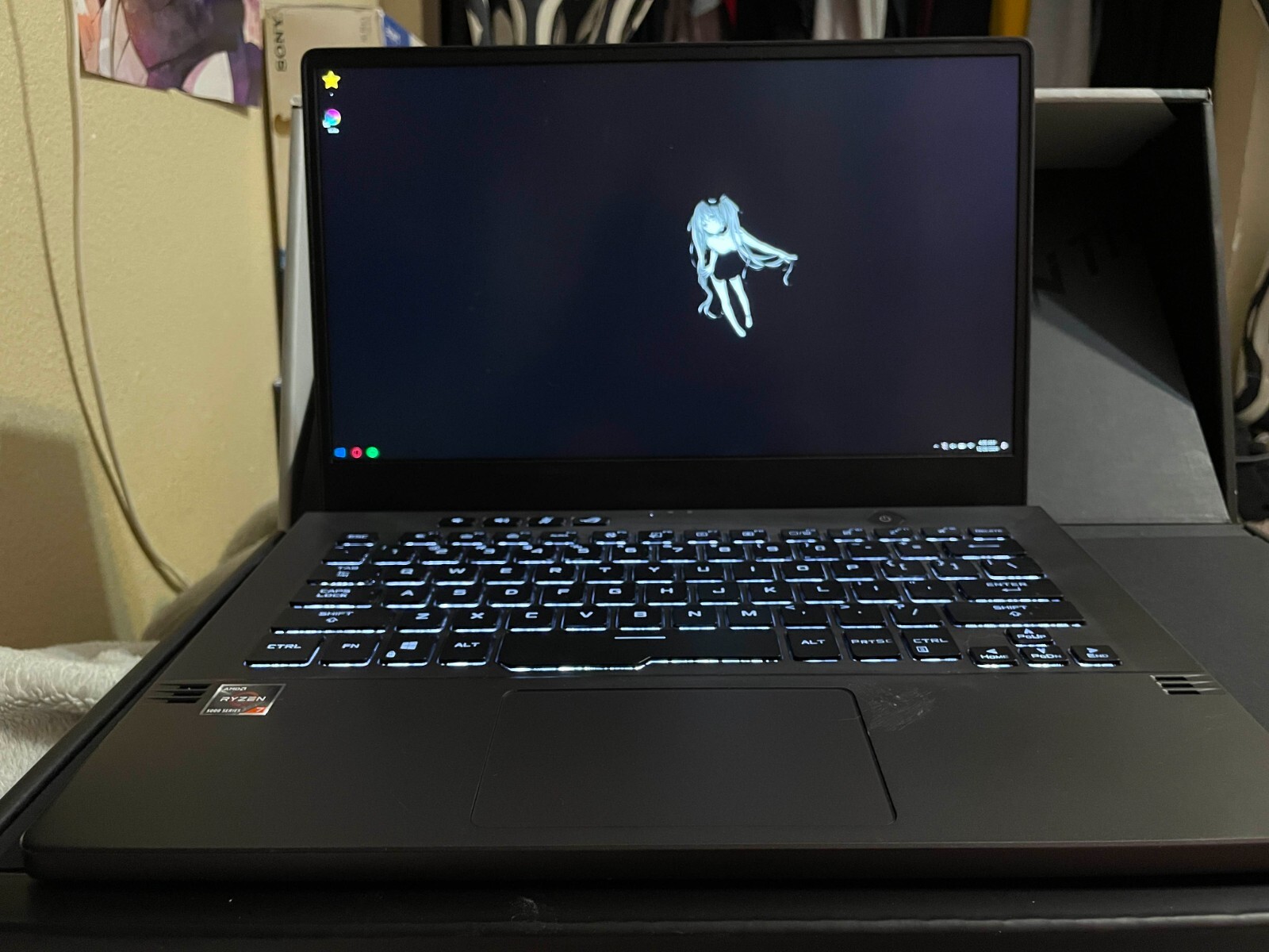 ROG Zephyrus G14 GA401QH_GA401QH, Dark Grey, 14 screen, Used some smudges