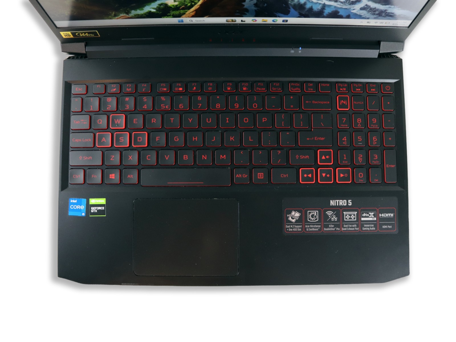 Acer Nitro 5 Gaming 144Hz Intel i5-11400H 16GB DDR4, 512GB SSD NVIDIA GTX 1650