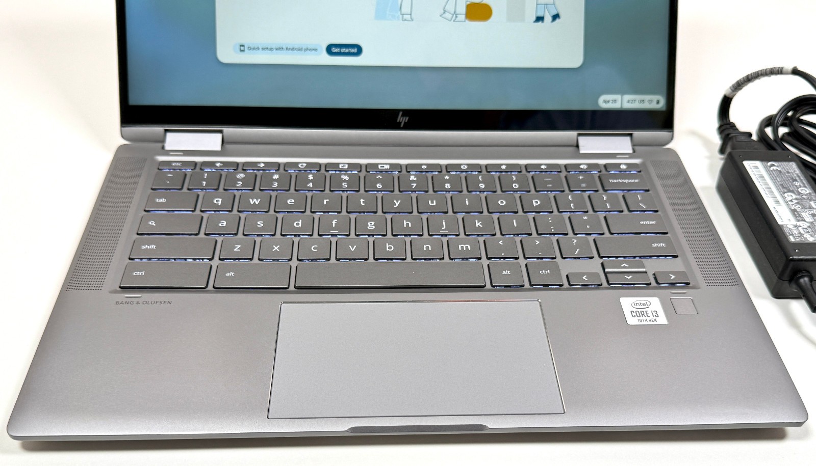 HP Chromebook x360 14c-ca0053dx 14″ Touch 2.1GHz i3-10110U 8GB RAM 64GB eMMC SSD