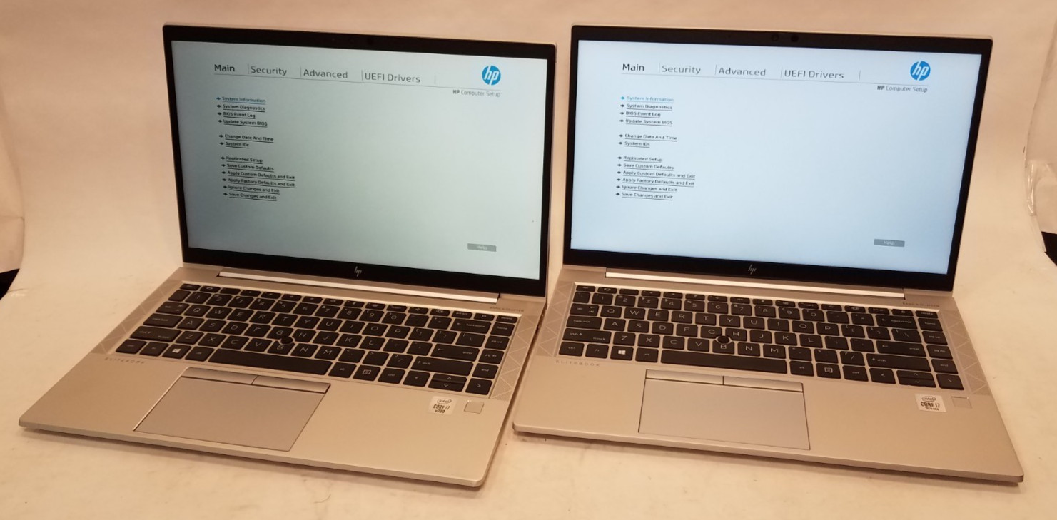 HP EliteBook 840 G7, 14-inch, i7 10th Gen CPU, 16GB RAM, 512GB NVMe, Lot of 4