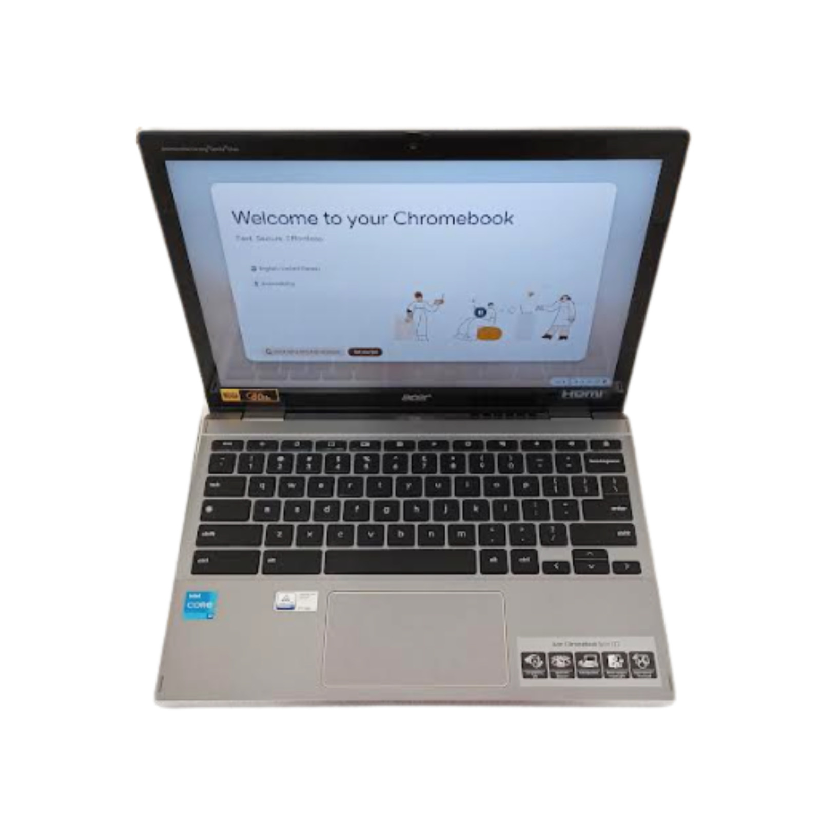 Acer Chromebook Spin 312 12.2 WUXGA i3-N305 8GB RAM 128GB eMMC Chrome OS, Silver