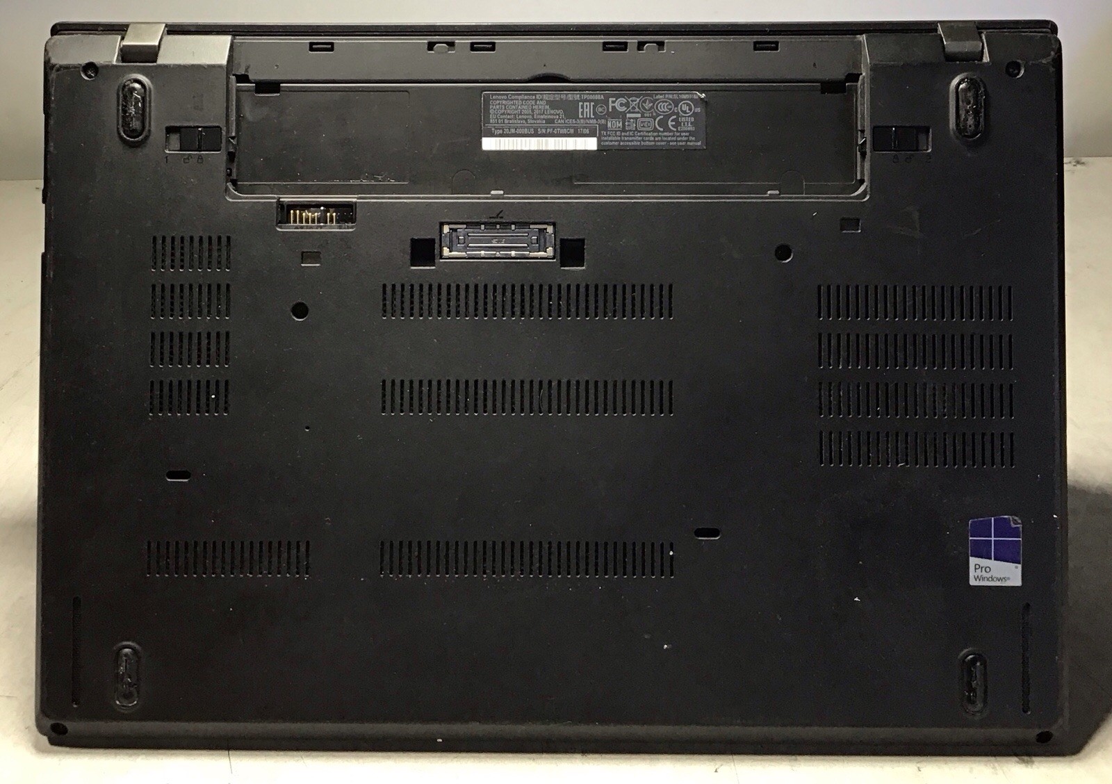 Lenovo ThinkPad T470 Core i7-6500U @ 2.5GHz 8GB RAM 256GB SSD W10P *NO BATTERY*