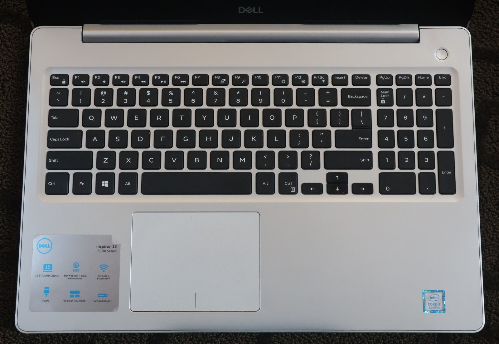 Dell Inspiron 15 5570 – Intel Core i3-8130U – 4GB DDR4 RAM – 1 TB – Weak Battery