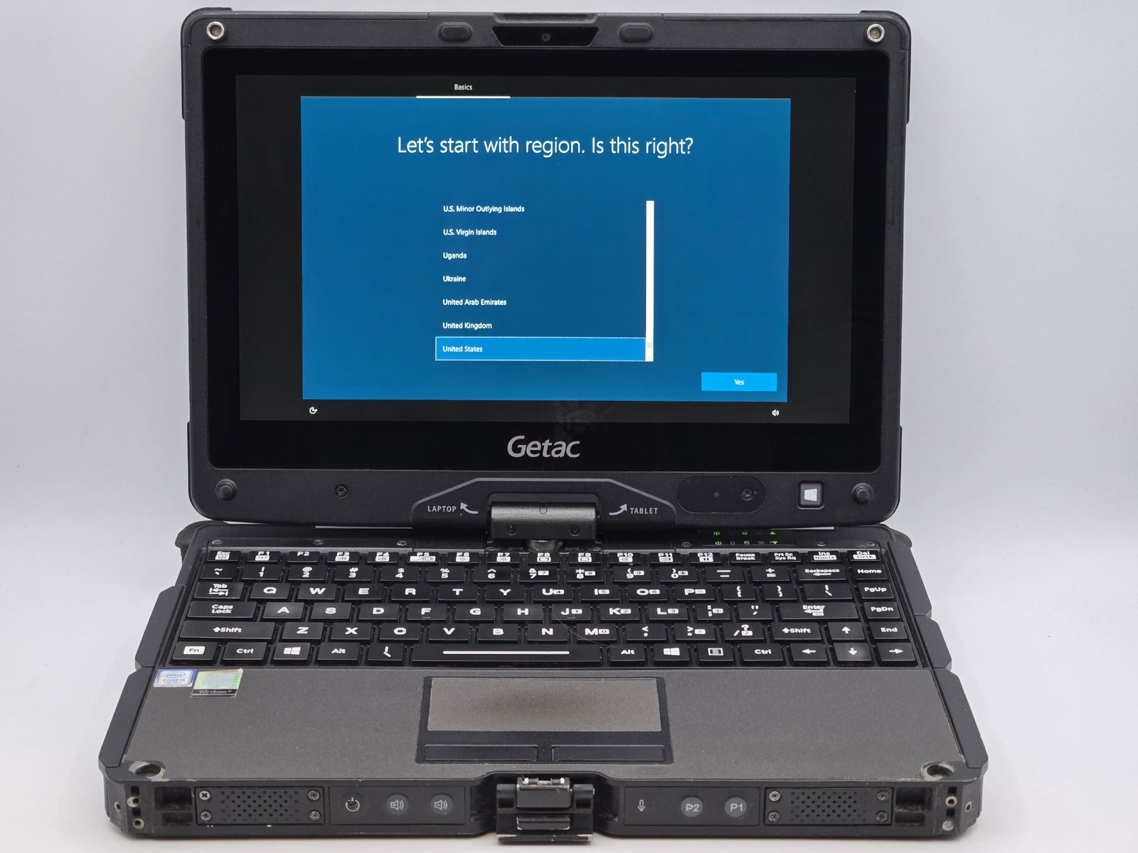Getac V110G4 2-in-1 11″ HD Touch I5-7200U 256GB SSD 8GB W10P Backlit *READ*