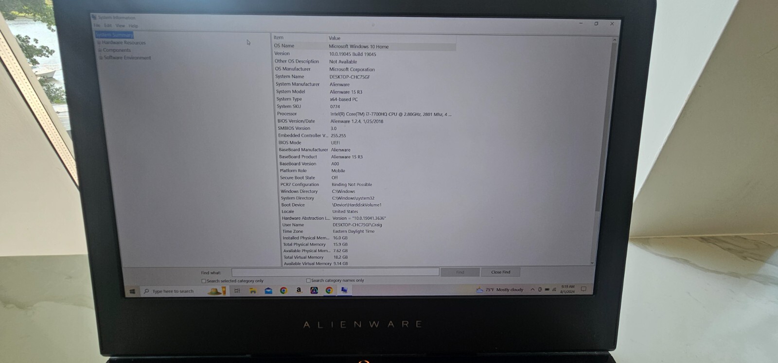 Alienware 15 r3 with upgrades