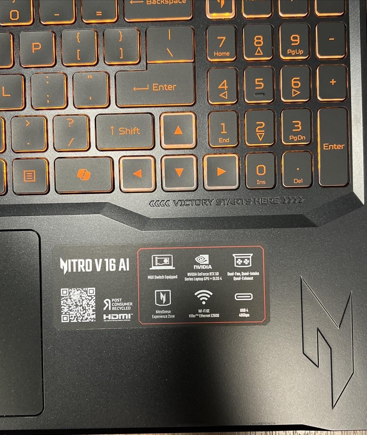 Acer Nitro V 16 AI 16″, Ryzen 5 240, RTX 5050, 32GB RAM, 512GB SSD ANV16-42-R1SF
