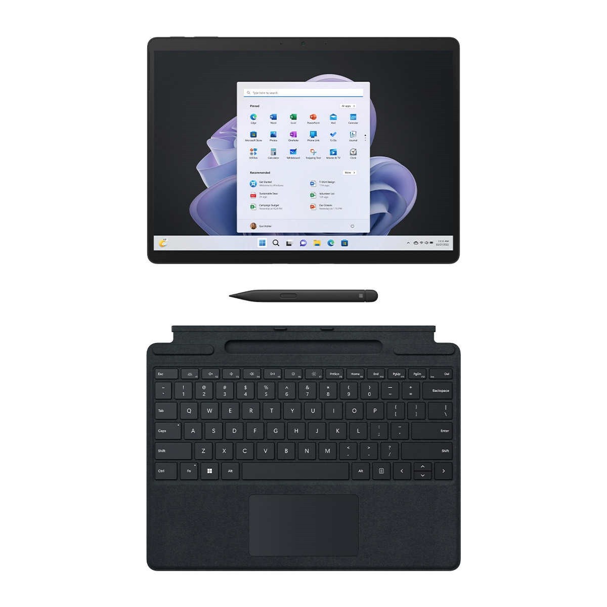 Microsoft Surface Pro 9 13″ 2880×1920 Touch i7-1255U 16GB 512GB W11H +Kbrd+Pen