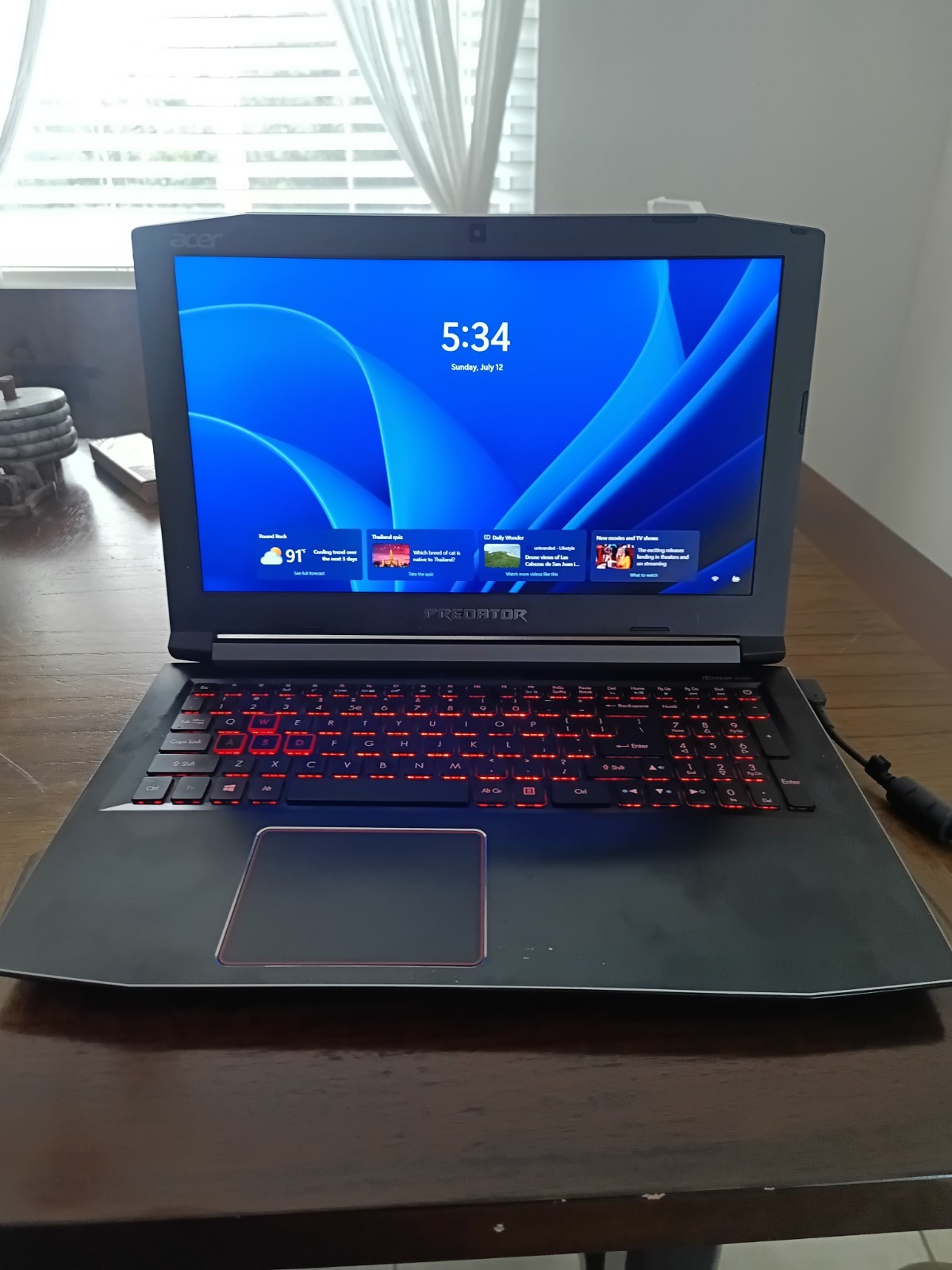 Acer Predator Helios 300 N17C1 Laptop Complete with Charger, 2 TB ssd