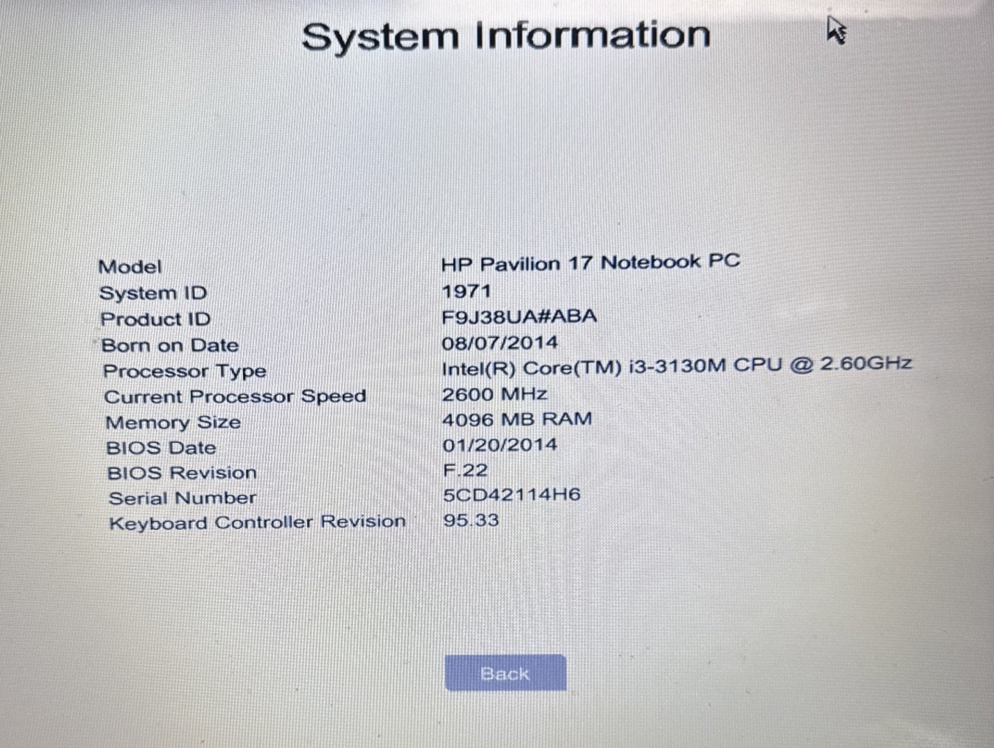 HP Pavilion 17 Notebook PC | 4GB RAM | 750GB HDD | Intel Core i3 | Read Notes