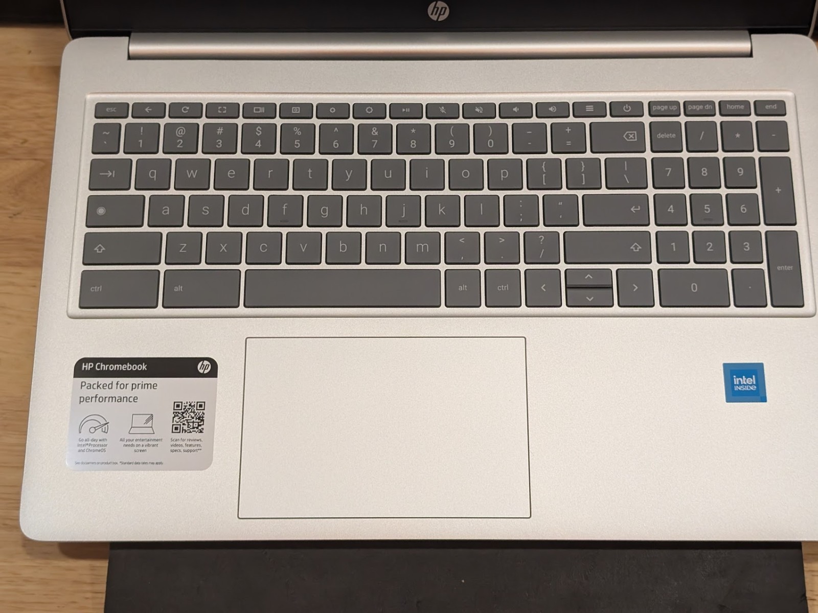 HP Chromebook 15.6 15a-nb0013dx Intel N200 8GB 64GB eMMC Silver