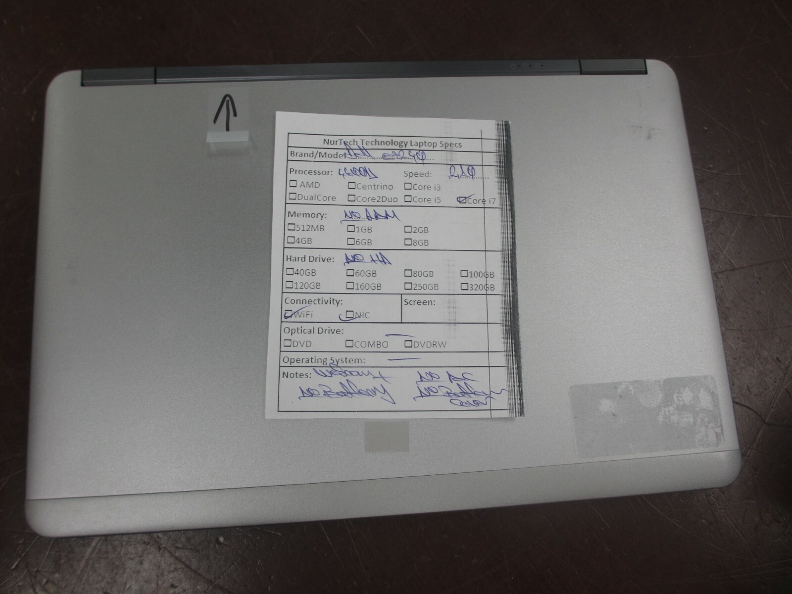 Dell Latitude E7240 I7-4600U 2.10GHz Laptop [NO RAM/HDD/OS/BATTERY/AC/BCOVER]##