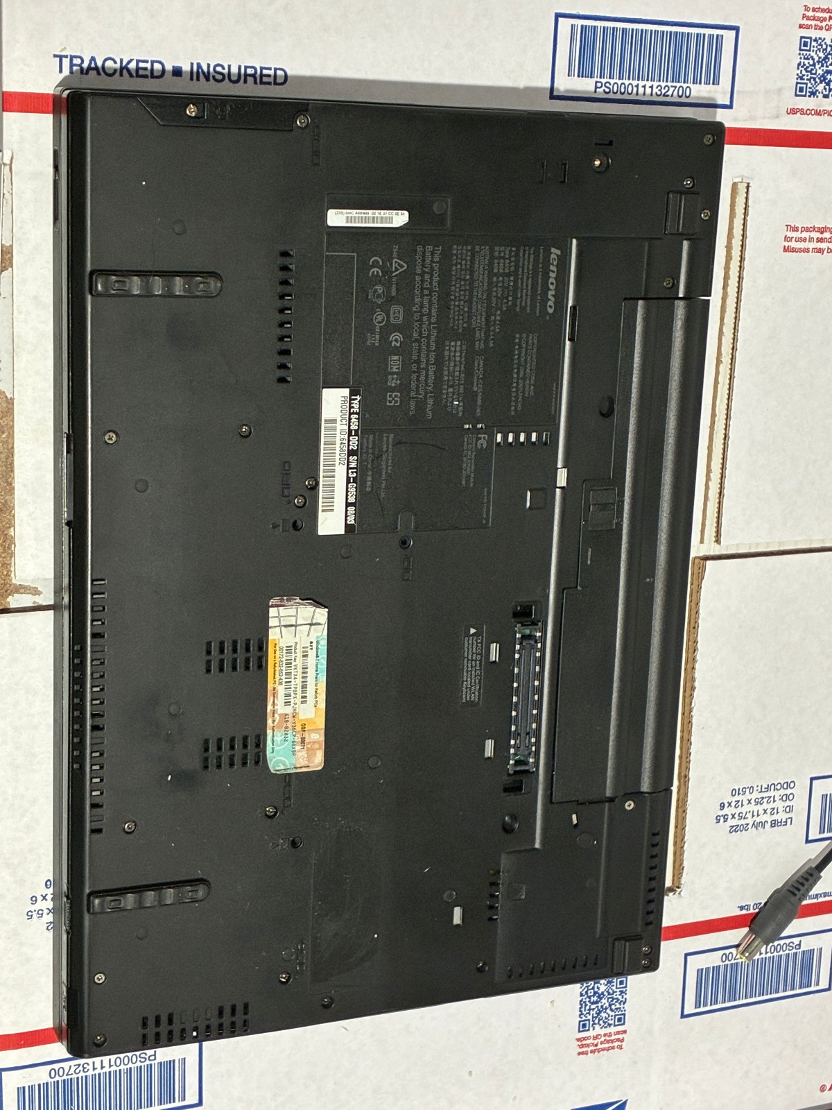 ThinkPad T61 WSXGA+ WinXP Nvidia Quadro FX 570M T7500 2.2ghz 2GB RAM