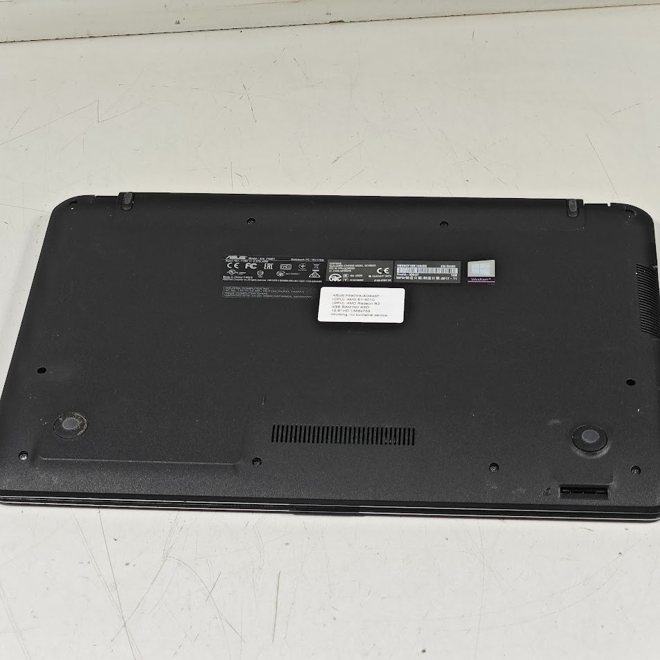 ASUS F540YA-XO543T Laptop – AMD E1-6010, Radeon R2, 4GB RAM