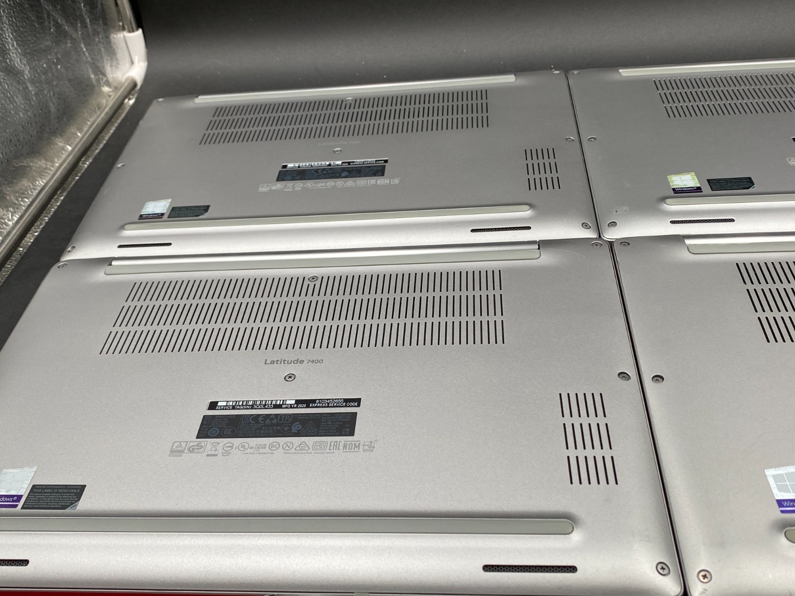 6 LOT DELLLATITUDE 7400 TOUCHSCREEN i5-8265U 16GBRAM 256GB SSD WINDOWS11+CHARGER