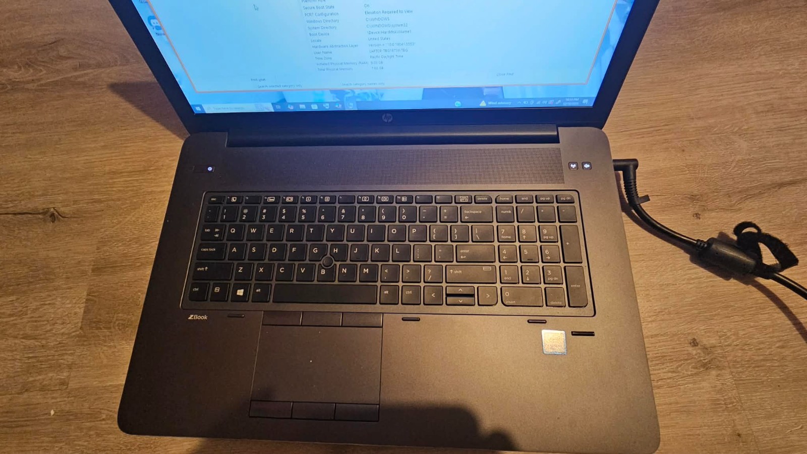 HP ZBook 17 G4 Laptop – Excellent Condition