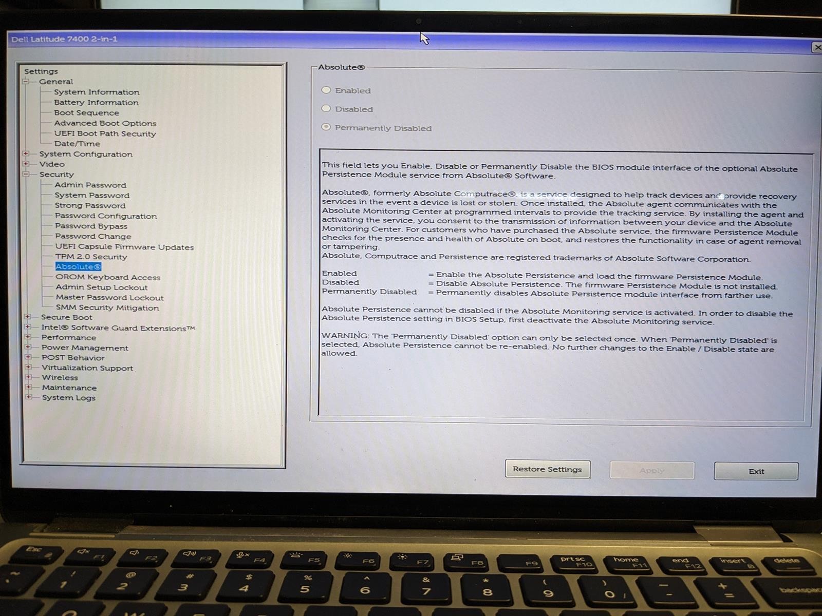 DELL LATITUDE 7400 2-IN-1 i5-8365U @ 1.60GHz, 16GB RAM, NO HDD/OS
