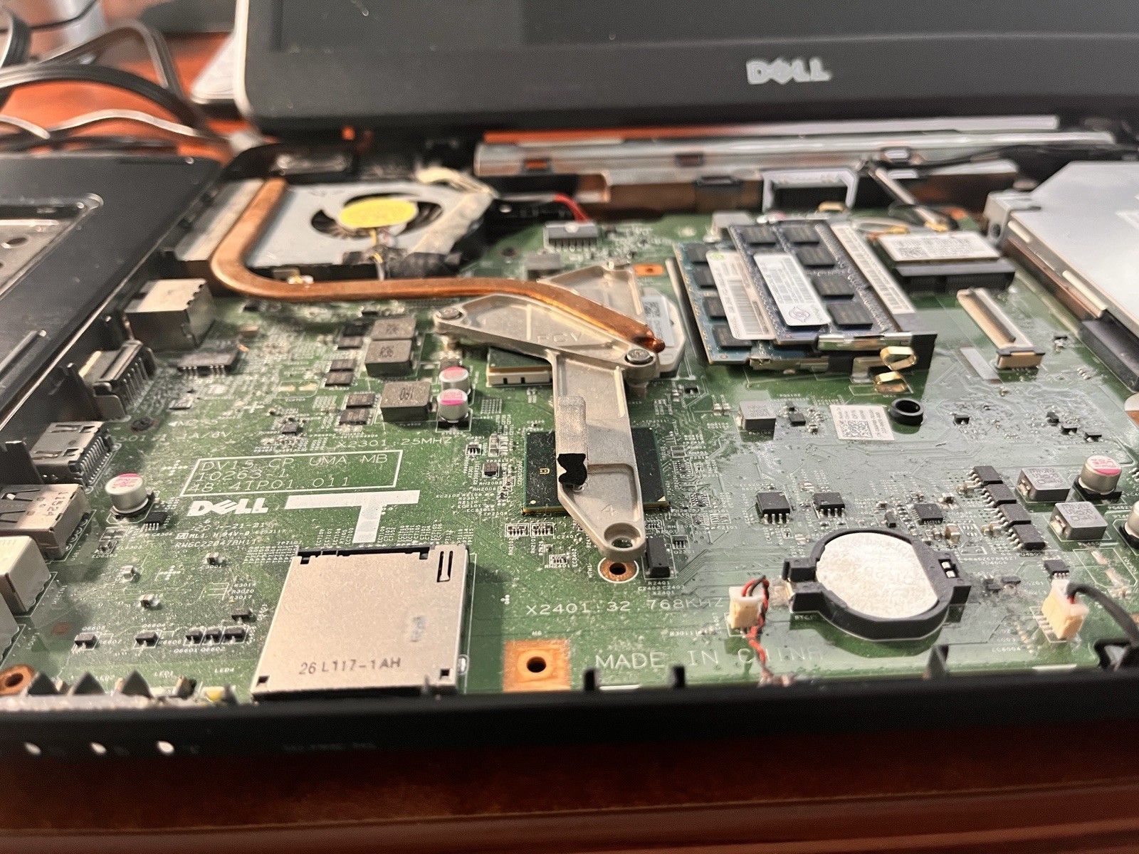 Dell Inspiron N5040 Laptop & Power Supply & Optical Mouse For Parts No HardDrive