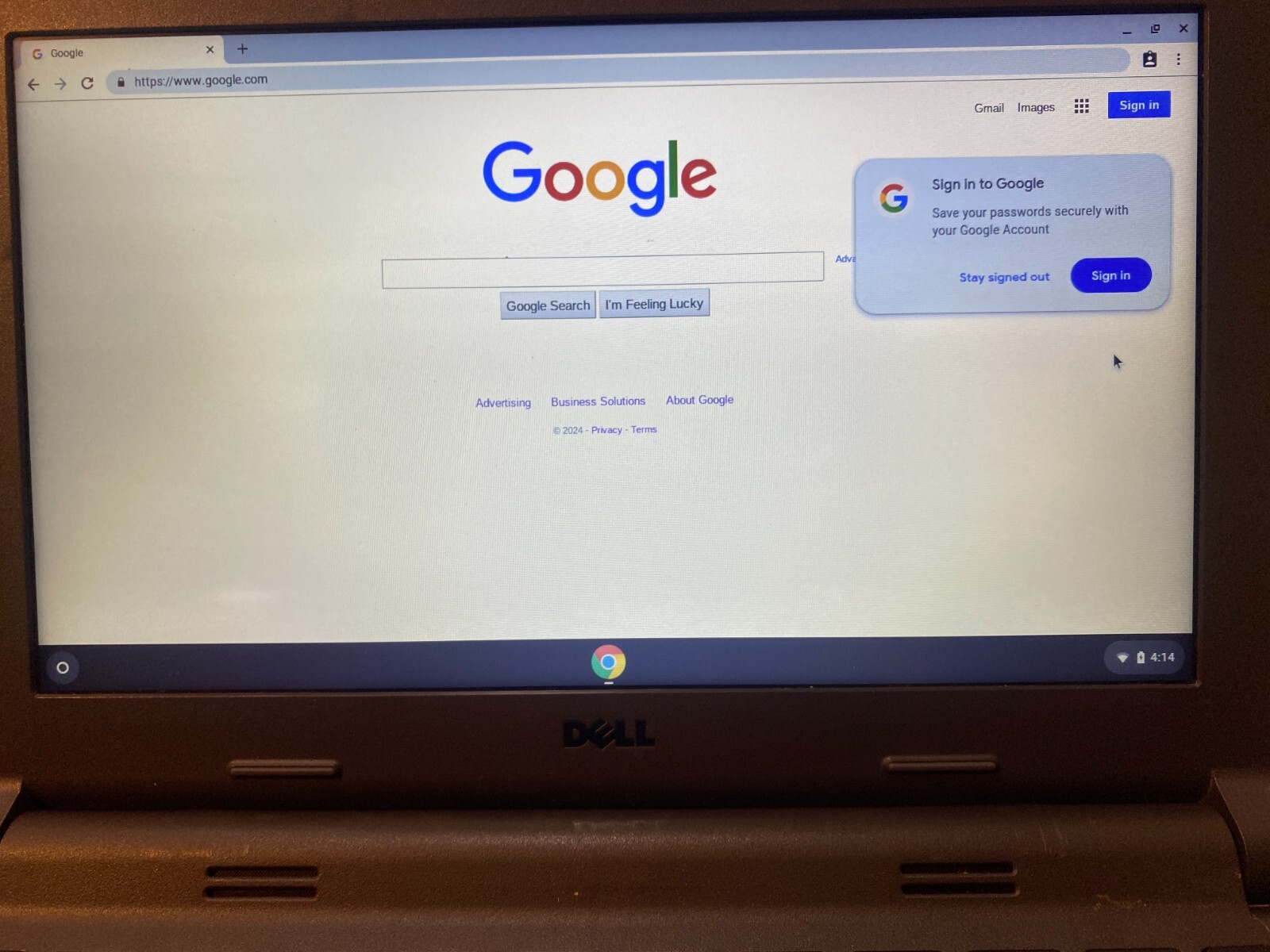 Dell Chromebook (P22T) 2 GB