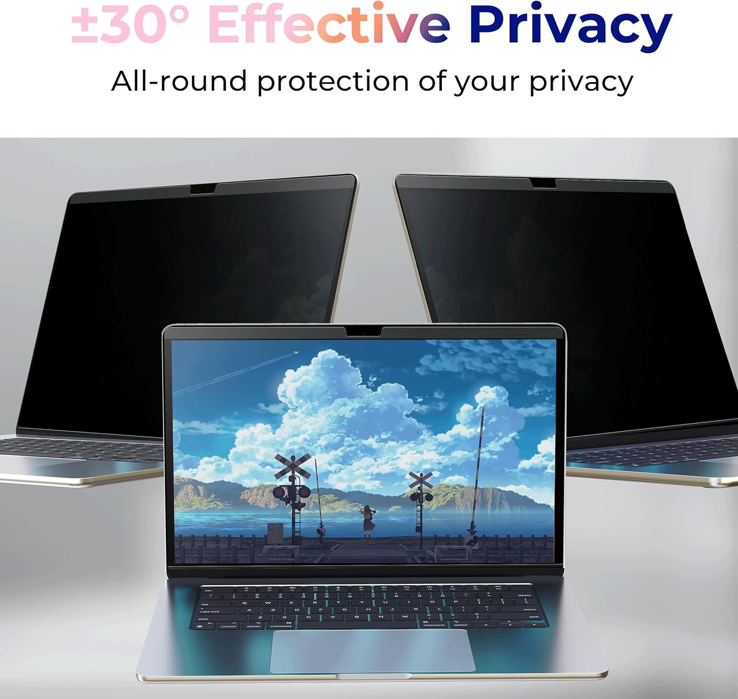 Magnetic Anti-Glare Privacy Screen Protector for 13″ Macbook Pro/Air (2018-2022)