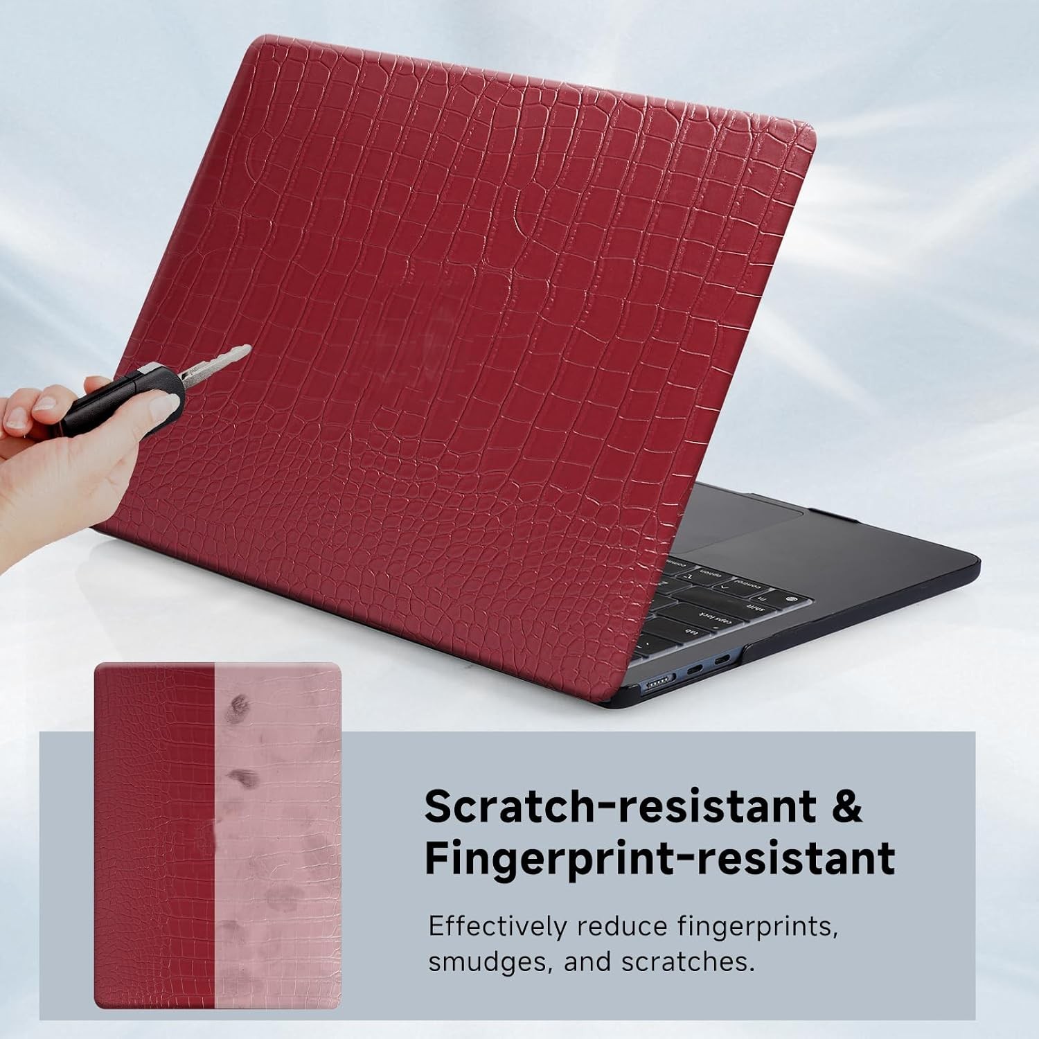 Crocodile MacBook Air 15 Inch Case M5 M4 M3 M2 2026 2025-2023 A3448 A3241 A3114