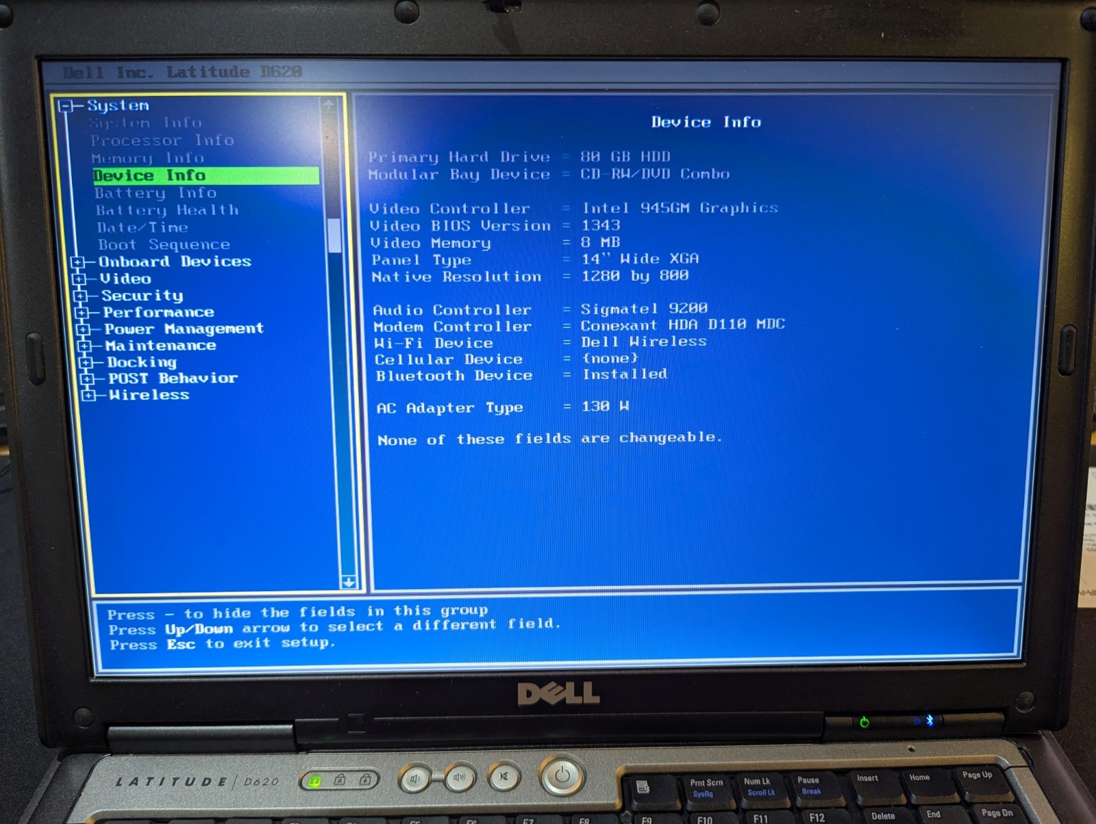 Dell Latitude D620 2.5GB RAM Laptop Windows 10 Pro, 240GB SSD – TESTED