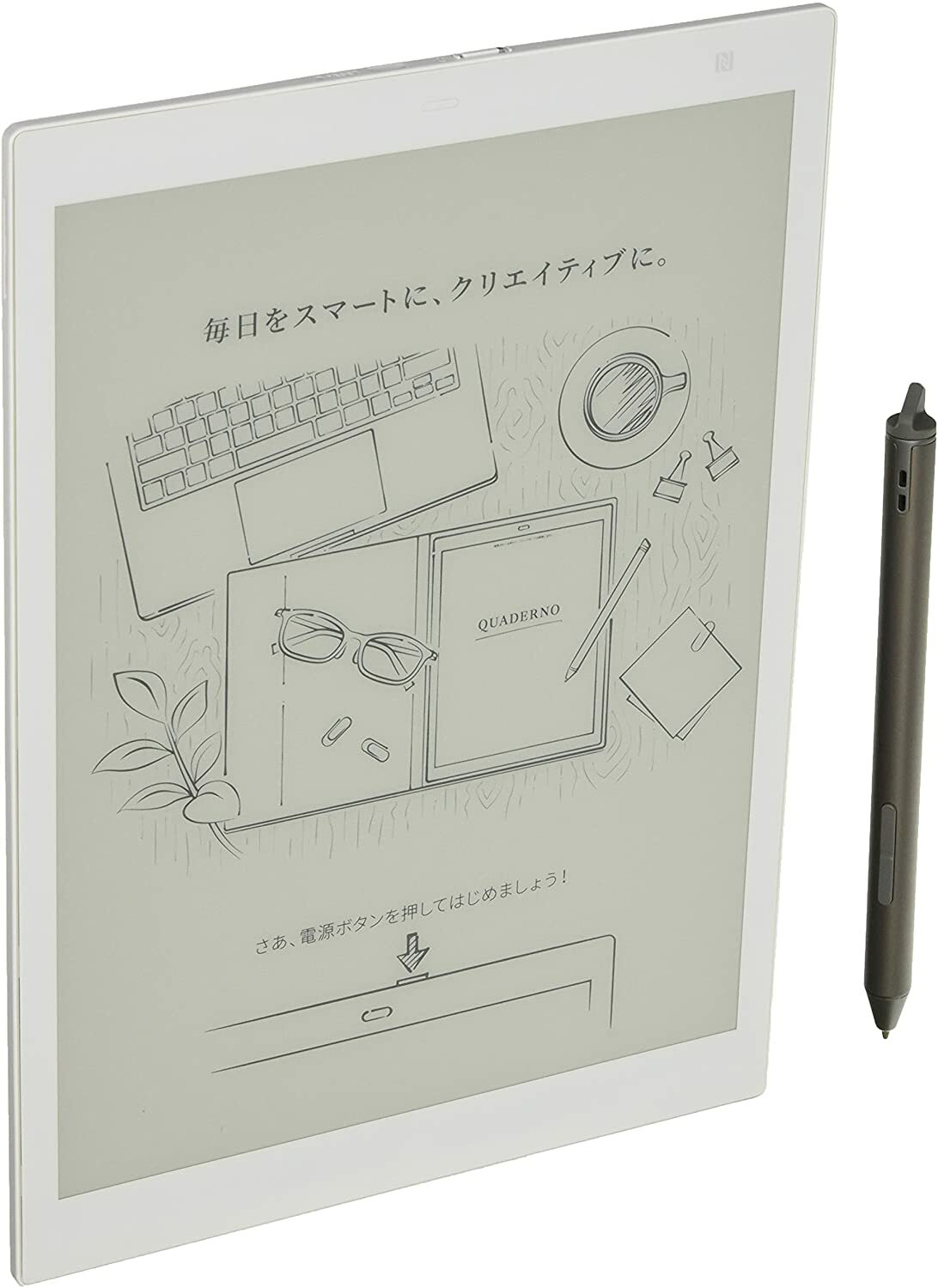 FUJITSU QUADERNO Digital Paper FMV-DPP04 10.3 A5 size English & Japanese JPN New