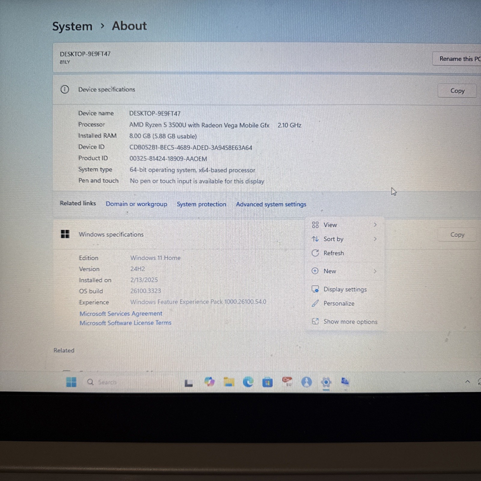 LENOVO IDEAPAD L340-17API | AMD RYZEN 5 3500U | 512GB | 8GB | WIN11 Unlocked