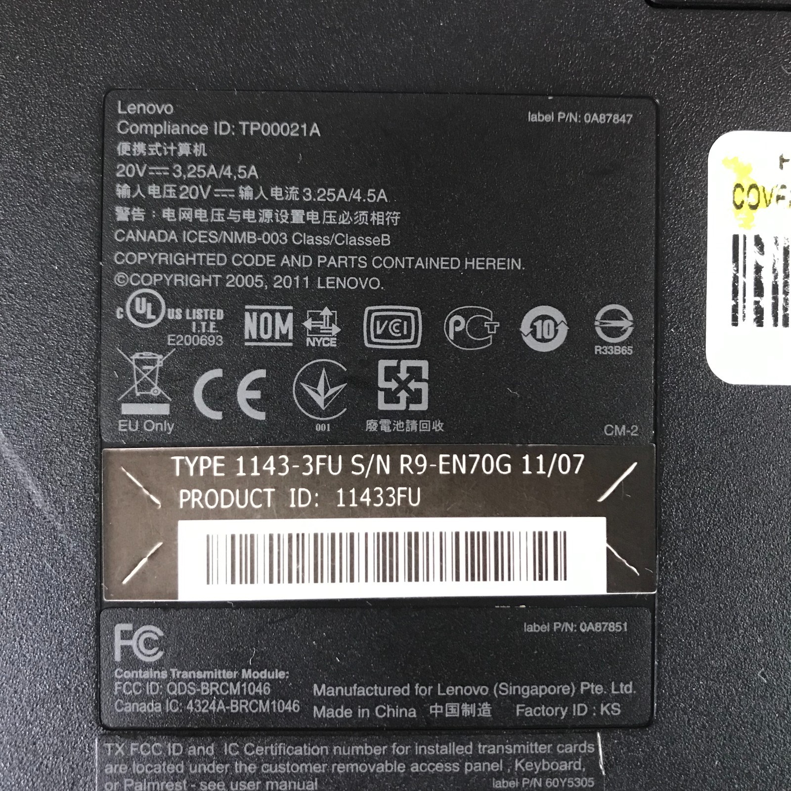 Lenovo ThinkPad E520 Retro Gaming Laptop i5-2410M 2.3GHz 4GB RAM (Windows 7 Pro)