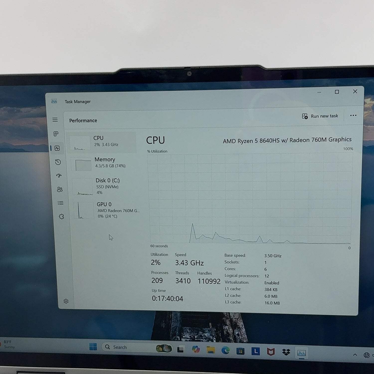 Lenovo Yoga 7 2-in-1 14AHP9 14″ Ryzen 5 8640HS 3.5GHz 8GB RAM 512GB SSD