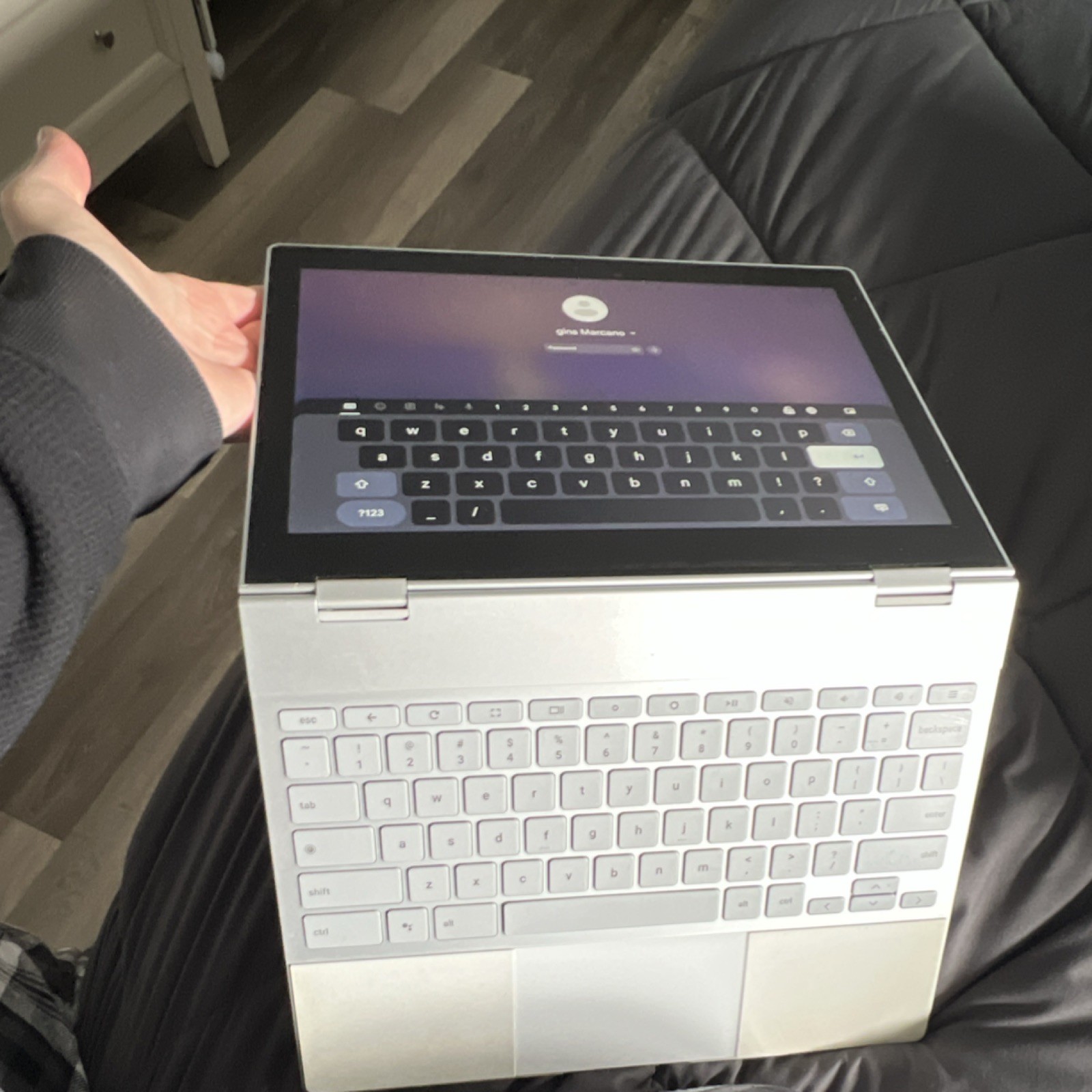 Google Pixelbook Touchscreen Chromebook Laptop Silver Chrome OS